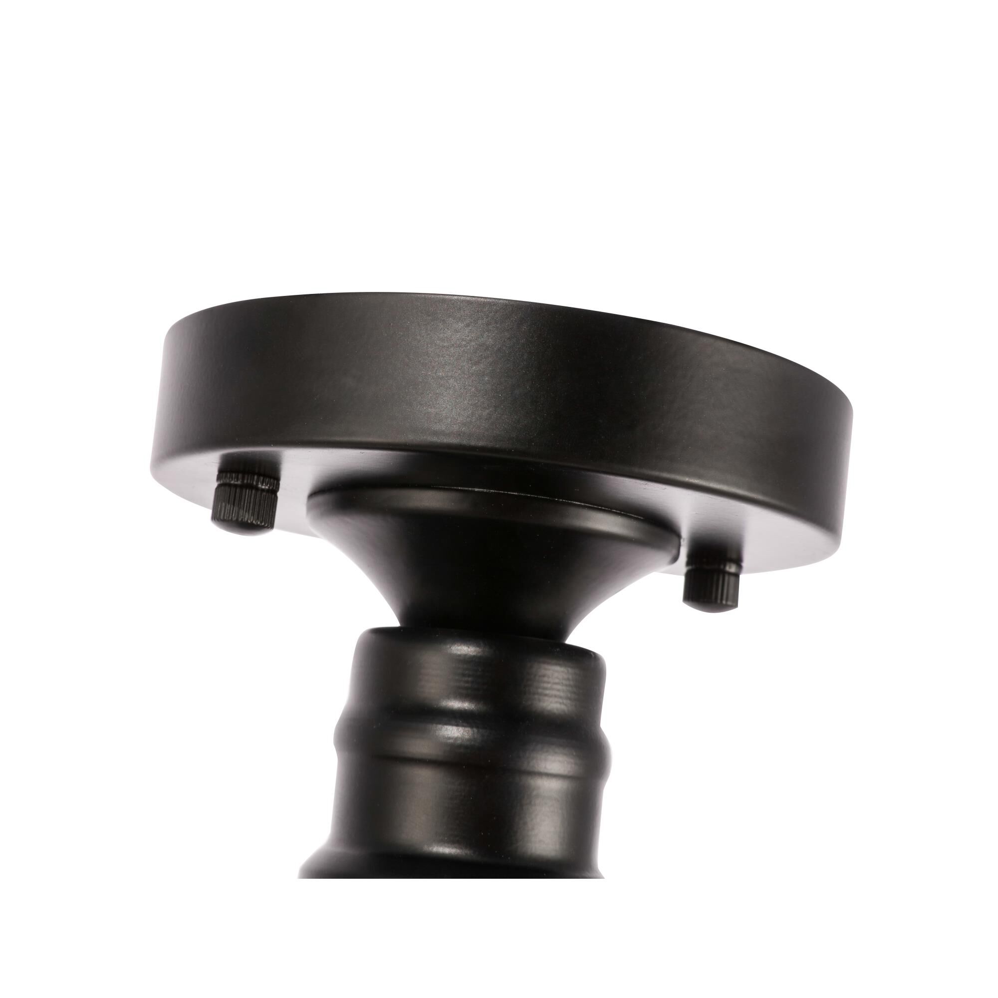 Lyle 8 Inch 1 Light Semi Flush Mount by Elegant Lighting