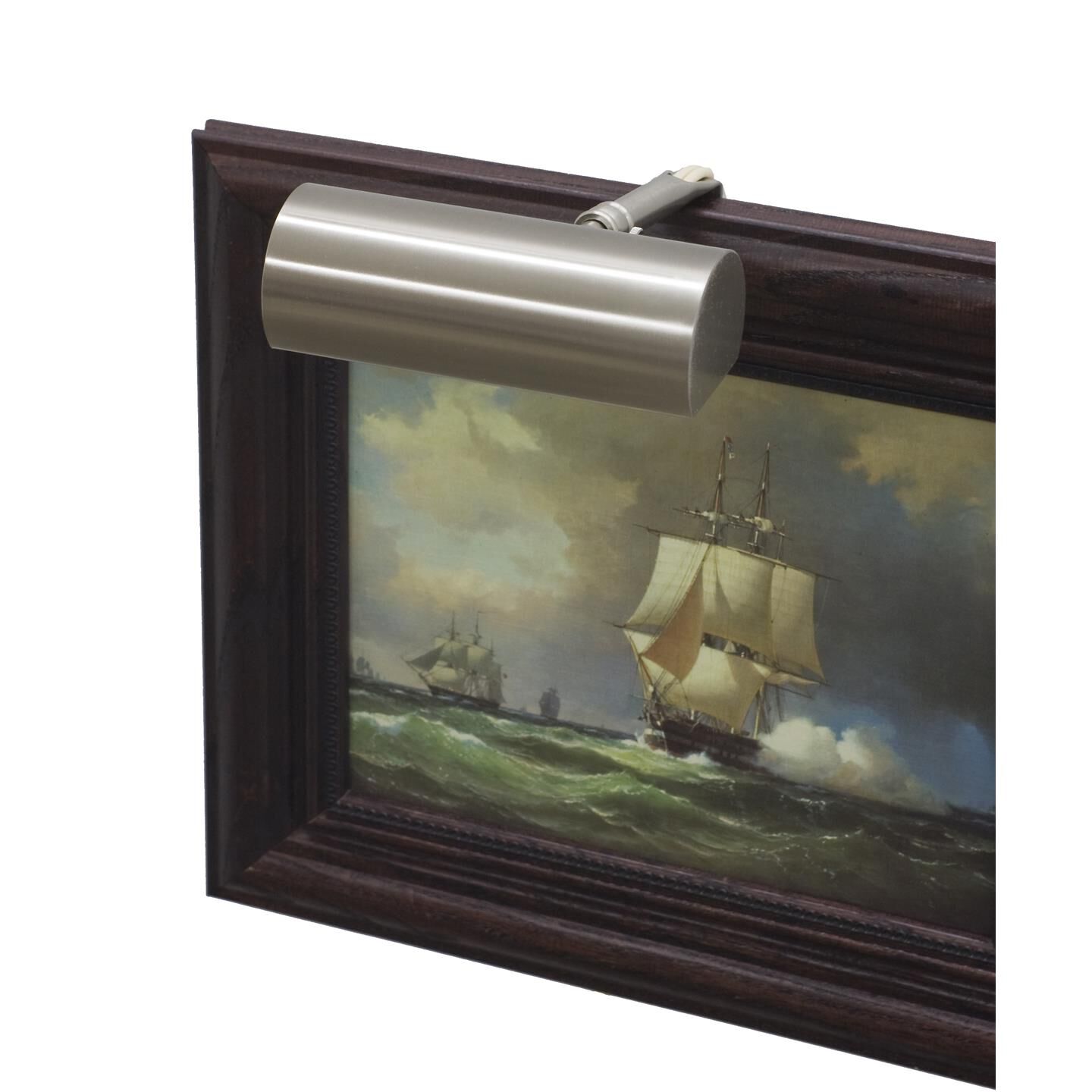 Shown in Satin Nickel finish and Metal shade