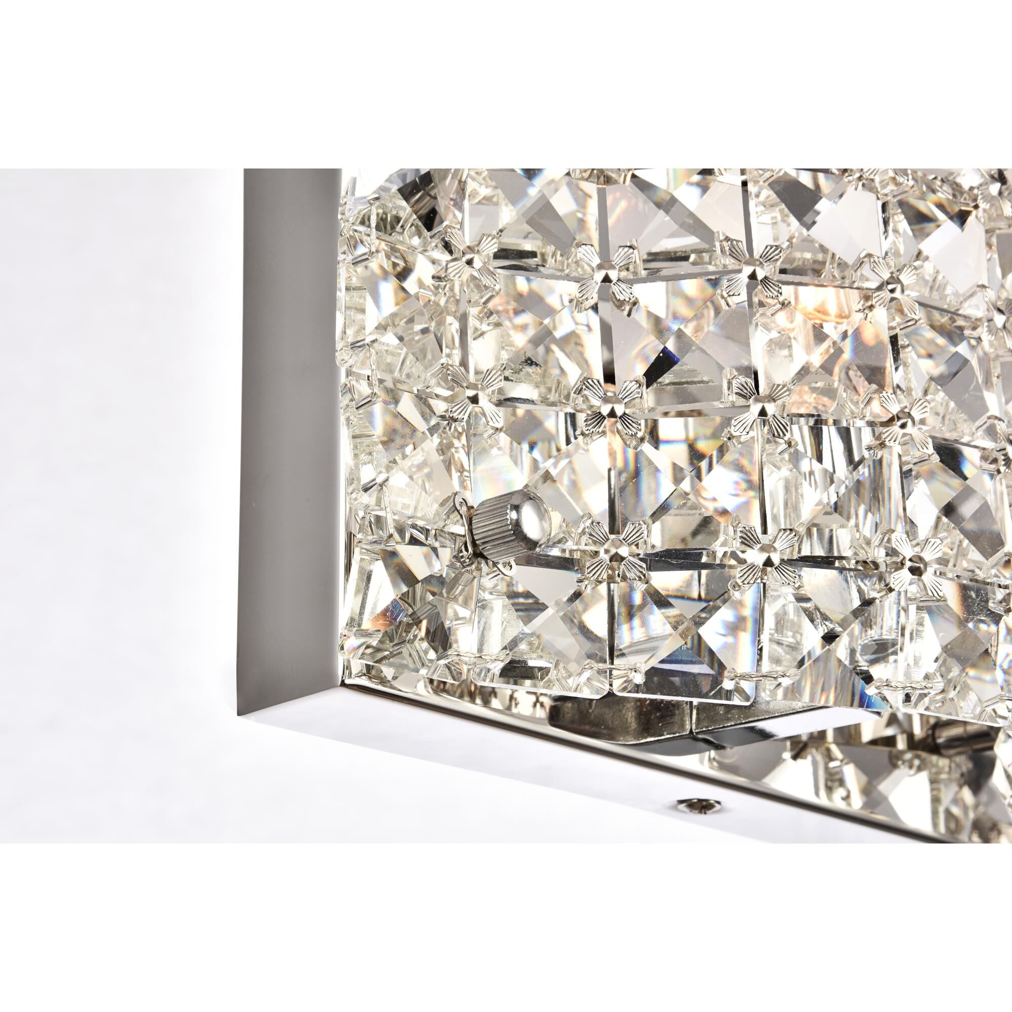 Shown in Chrome finish and Clear Royal Cut crystal