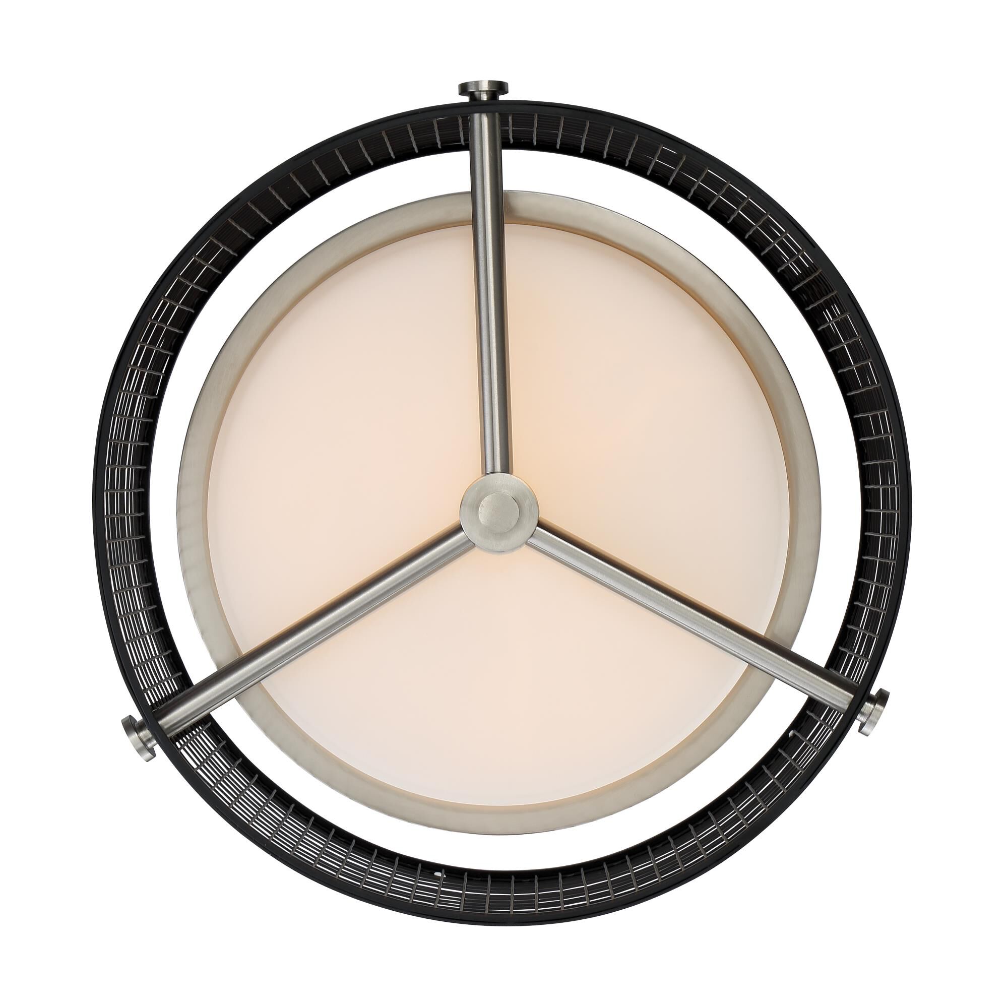 Shown in Black - Brushed Nickel Accents finish