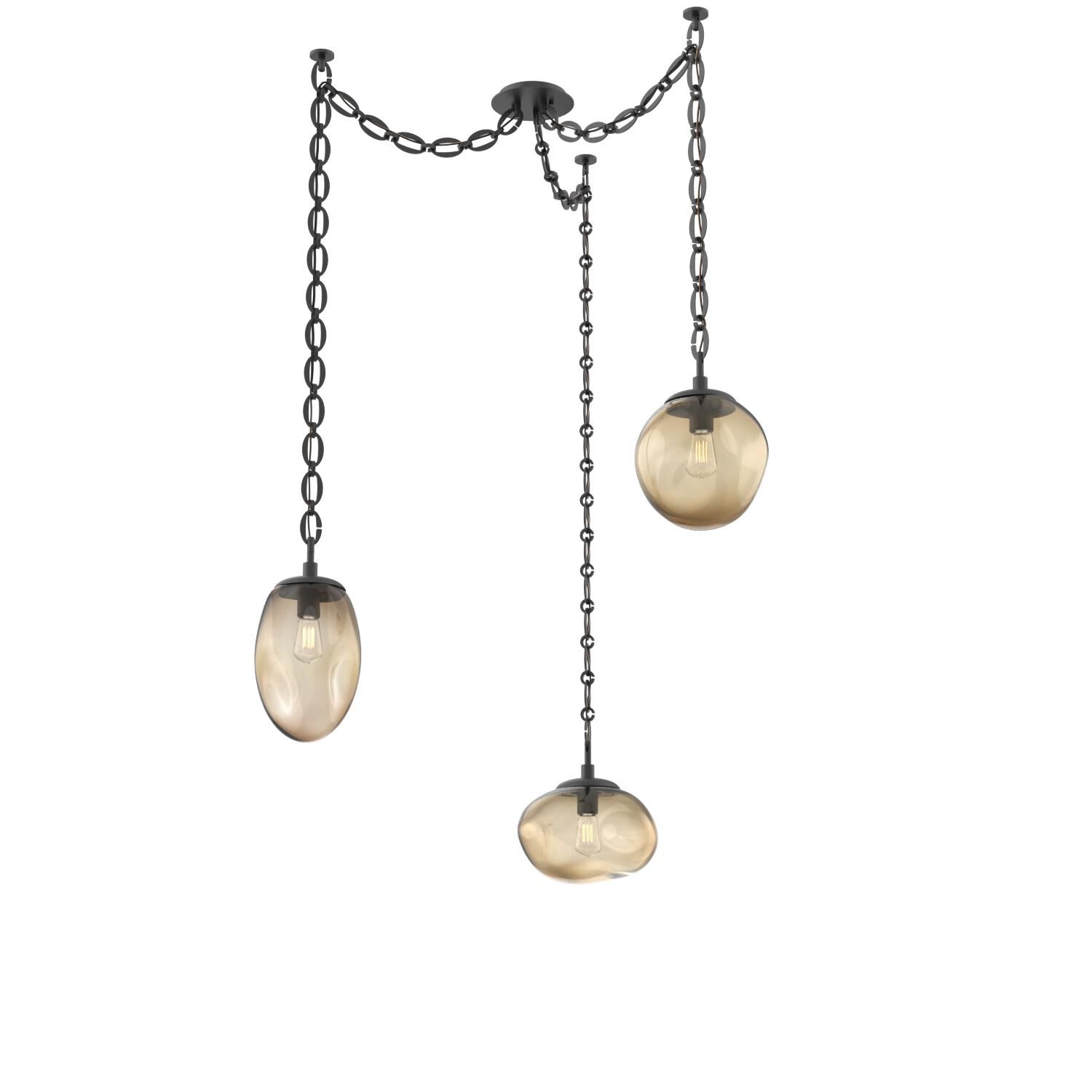 Shown in Matte Black finish and Bronze glass