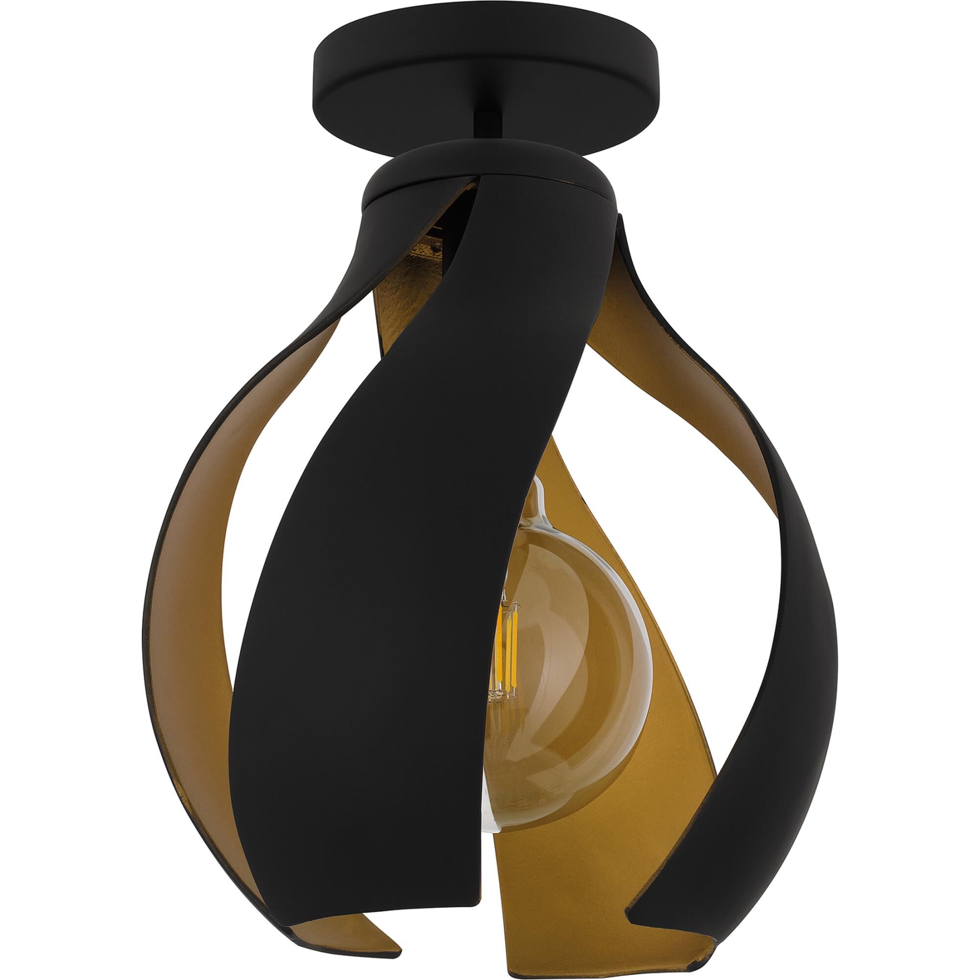 Kiko 11 Inch Semi Flush Mount by Quoizel