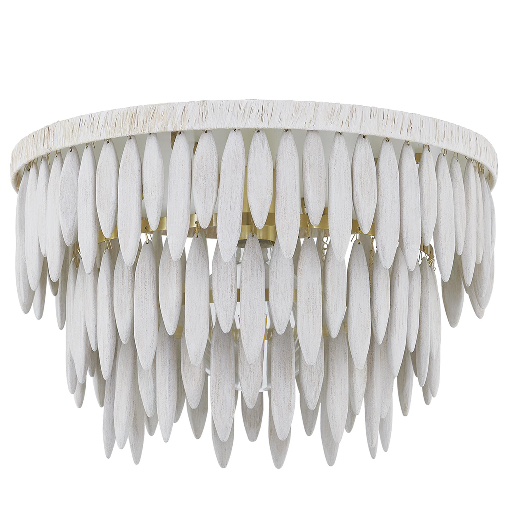 Tiffany 18 Inch Semi Flush Mount,