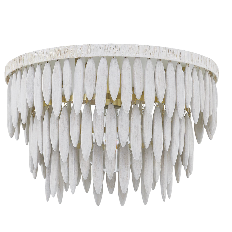 Tiffany 18 Inch Semi Flush Mount by Mitzi