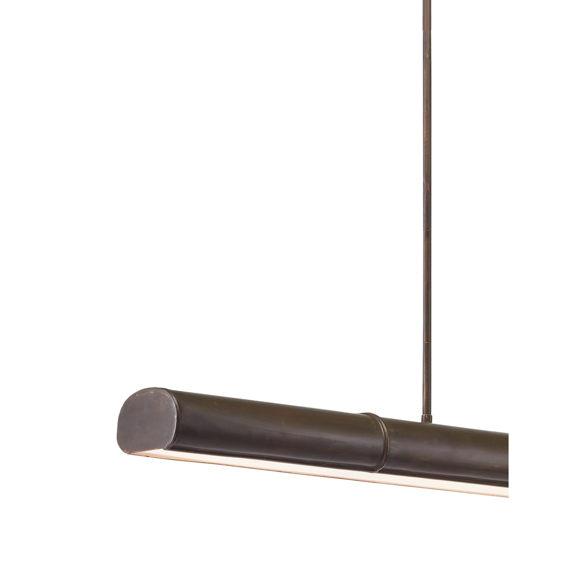 Lyon 65 Inch 5 Light LED Linear Suspension Light by Currey and Company