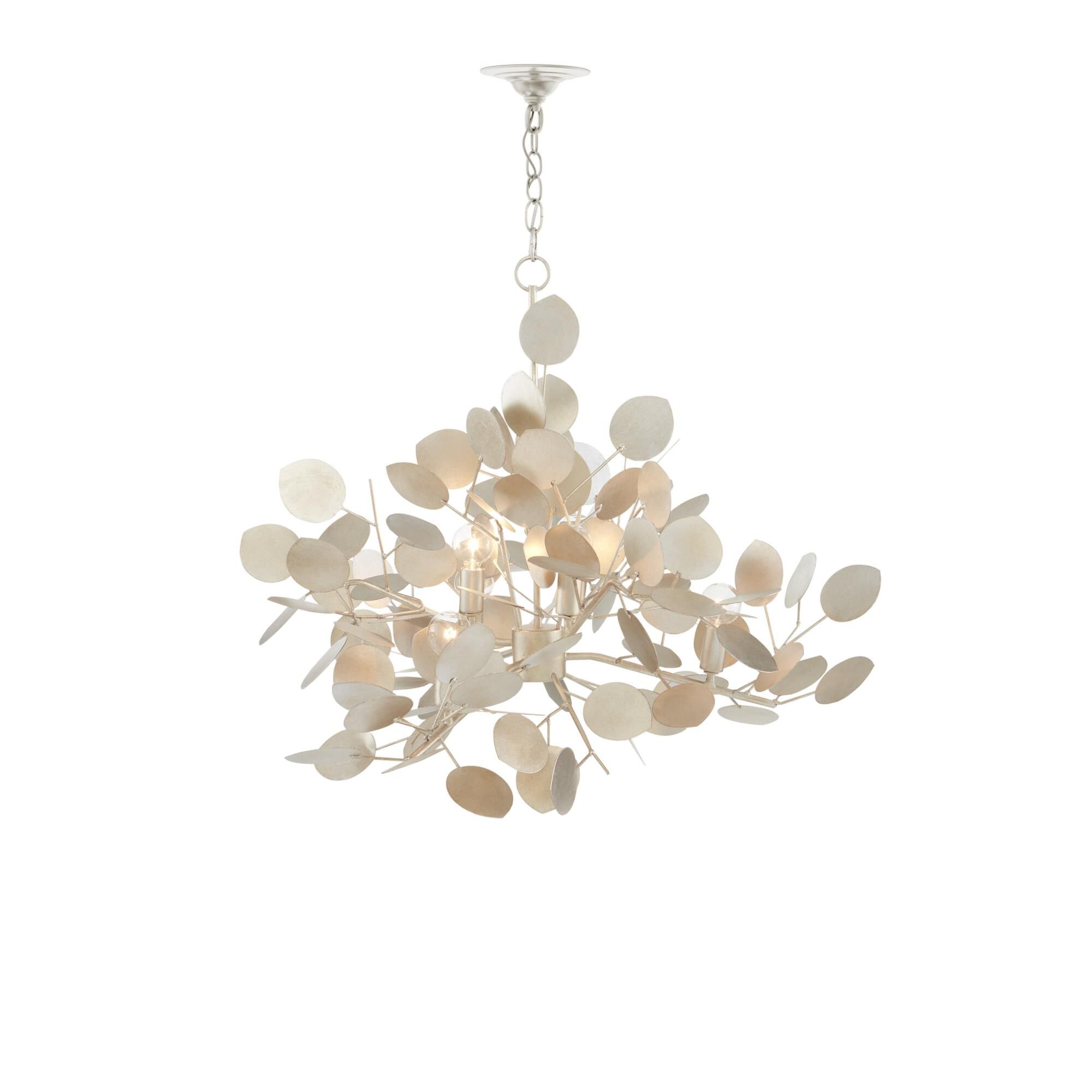 Lunaria 35 Inch Chandelier by Currey and Company