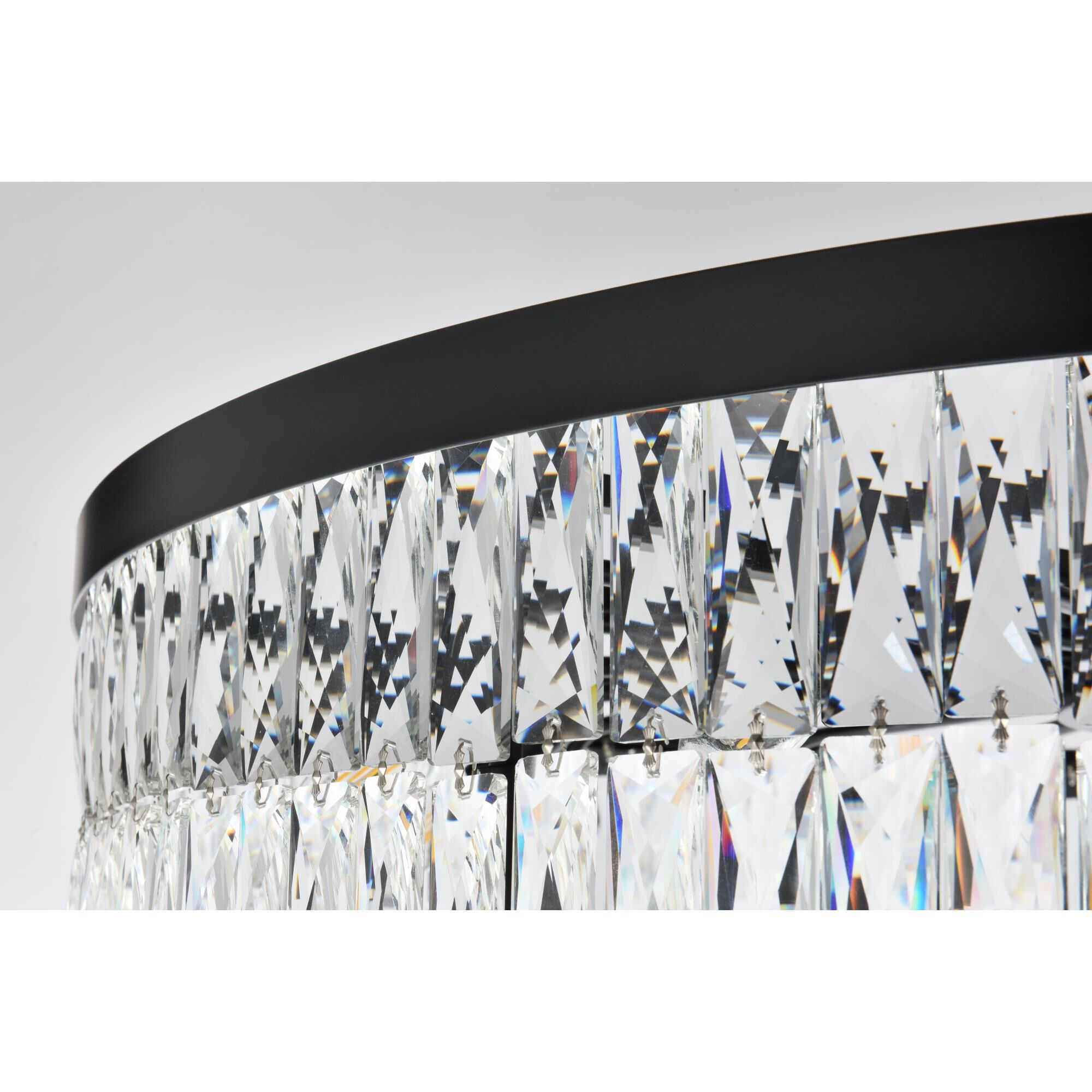 Shown in Black  finish and Rc crystal and Clear glass