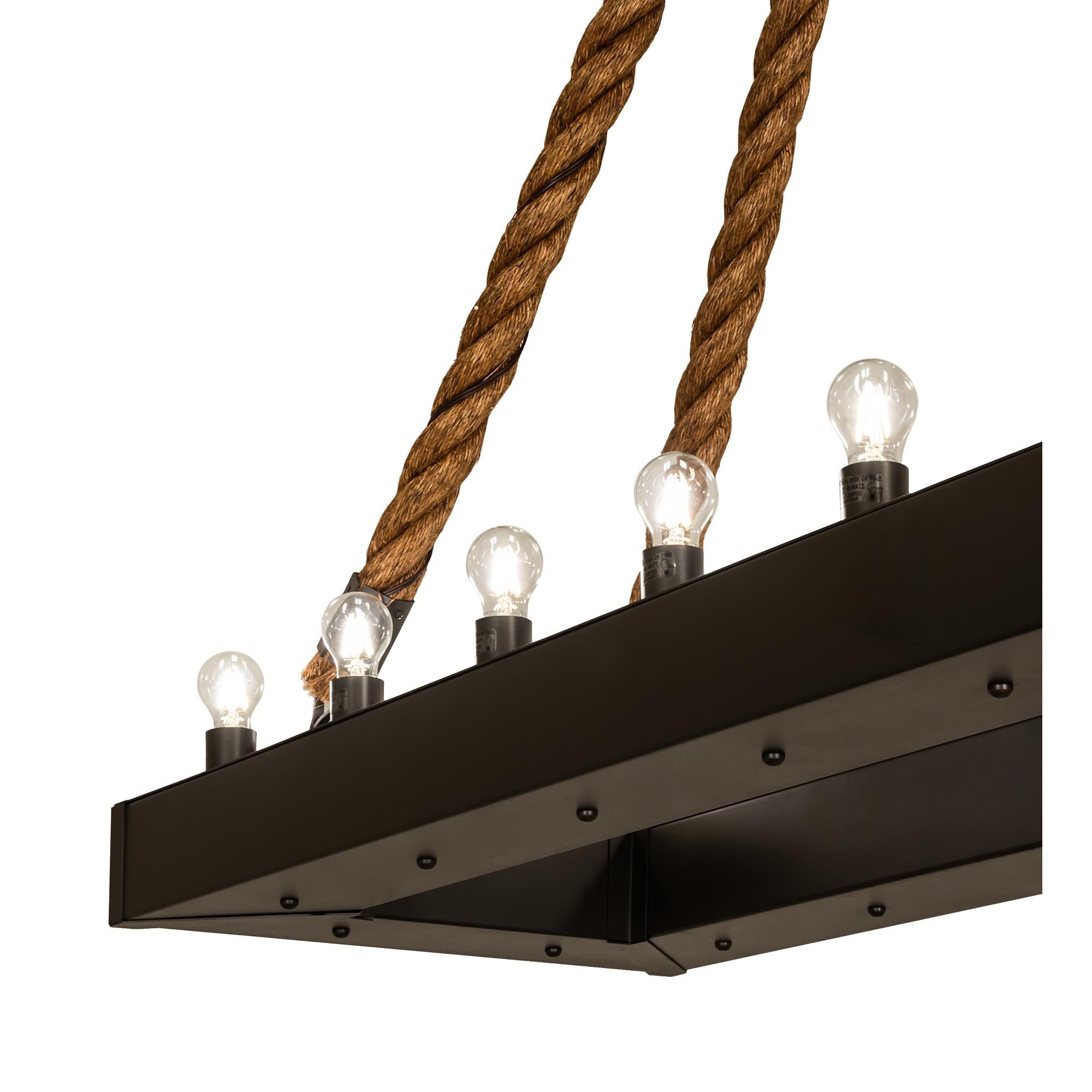 Quadrato 60 Inch 16 Light Linear Suspension Light by Meyda Lighting