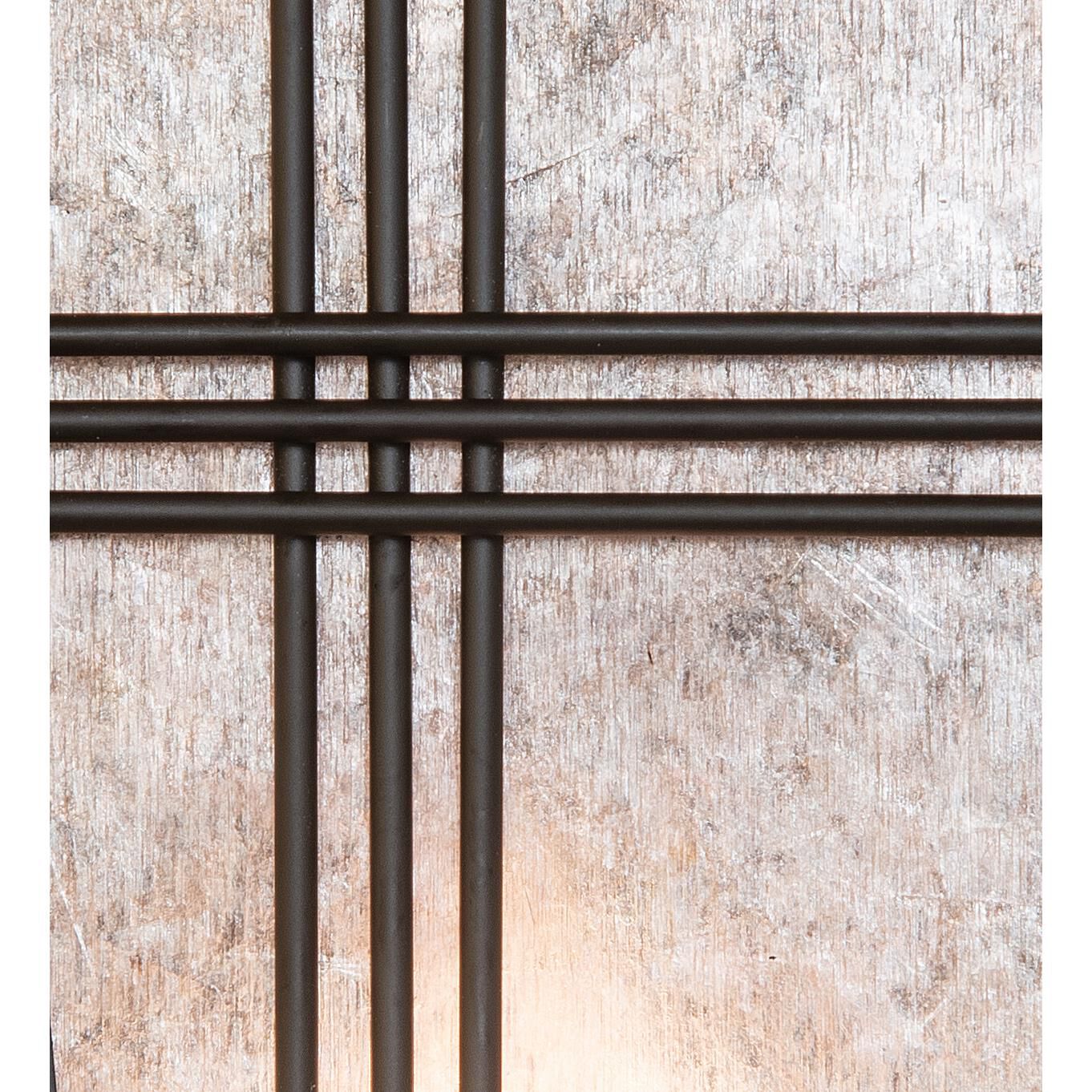 Meyda Lighting Triangulator 12 Inch Tall Outdoor Wall Light