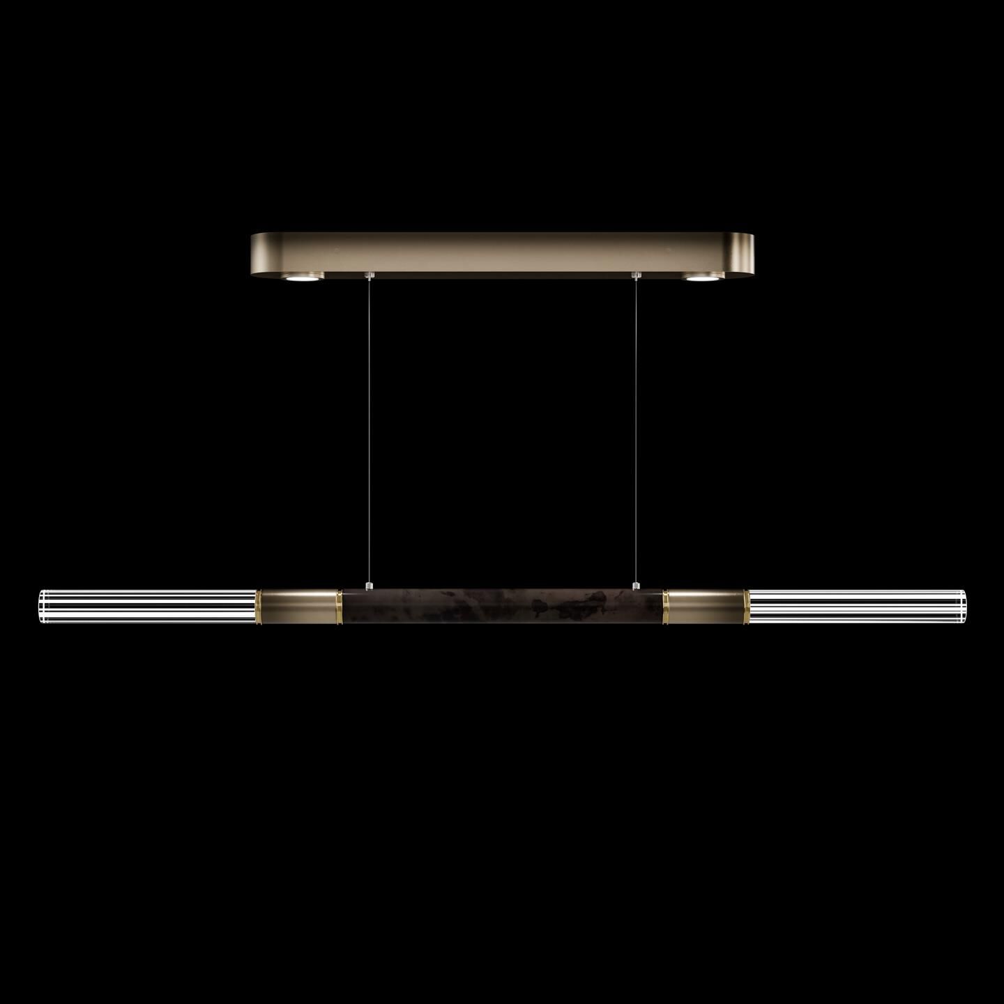 Antonia 62 Inch Linear Suspension Light by Fine Art Handcrafted Lighting
