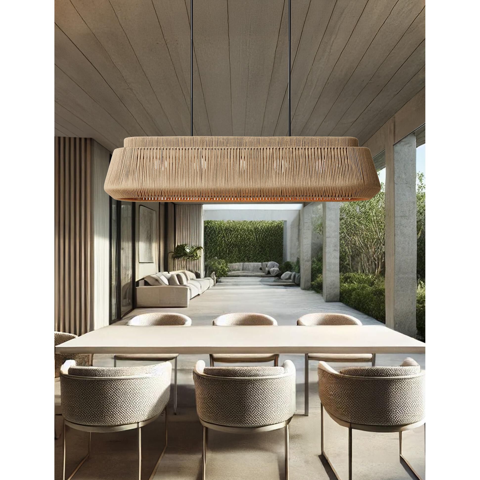 Eco 54 Inch Linear Suspension Light by Justice Design Group