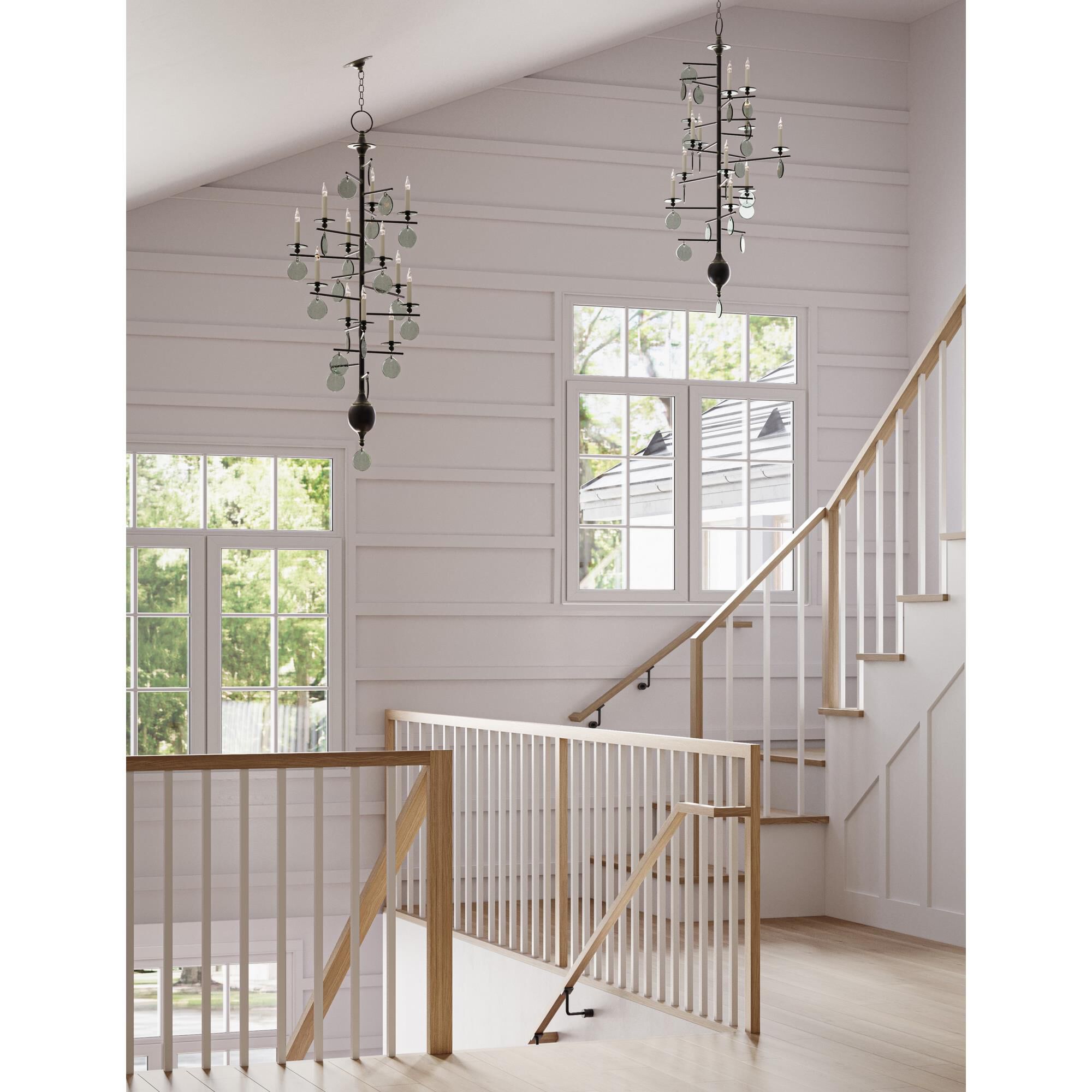 Sethos 28 Inch 12 Light Chandelier by Currey and Company