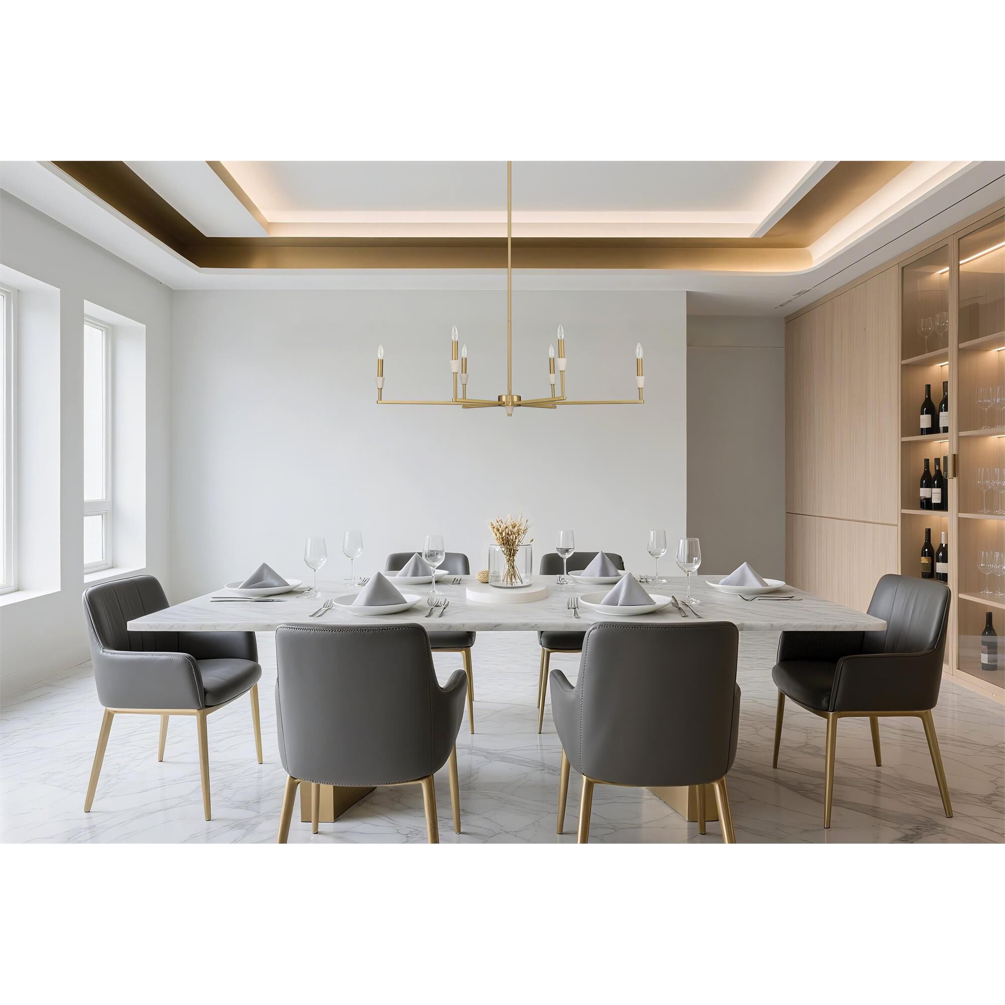 Montclair 46 Inch Linear Suspension Light by Eglo Lighting