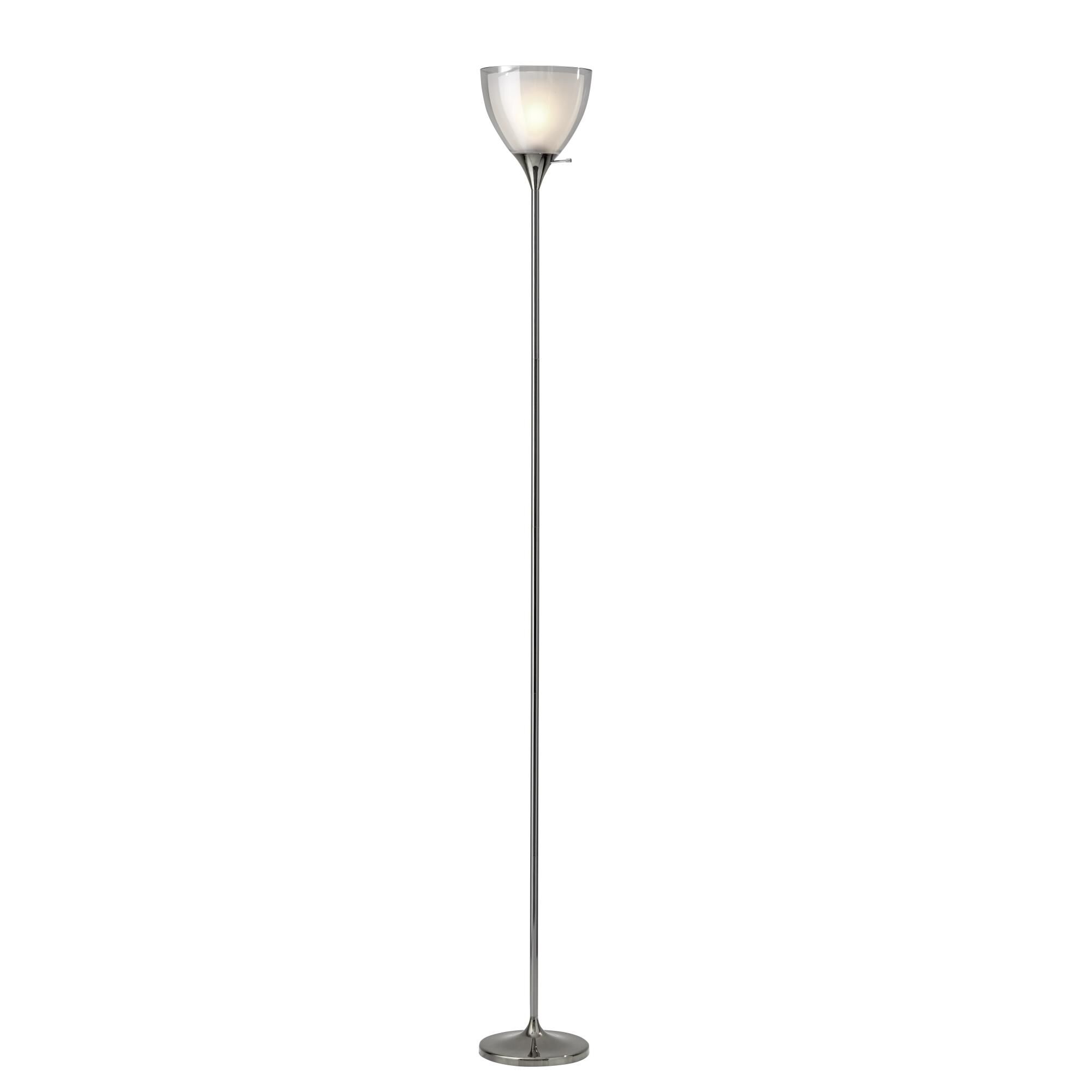 Shown in Polished Nickel finish and Clear Outer-Frosted Inner shade 