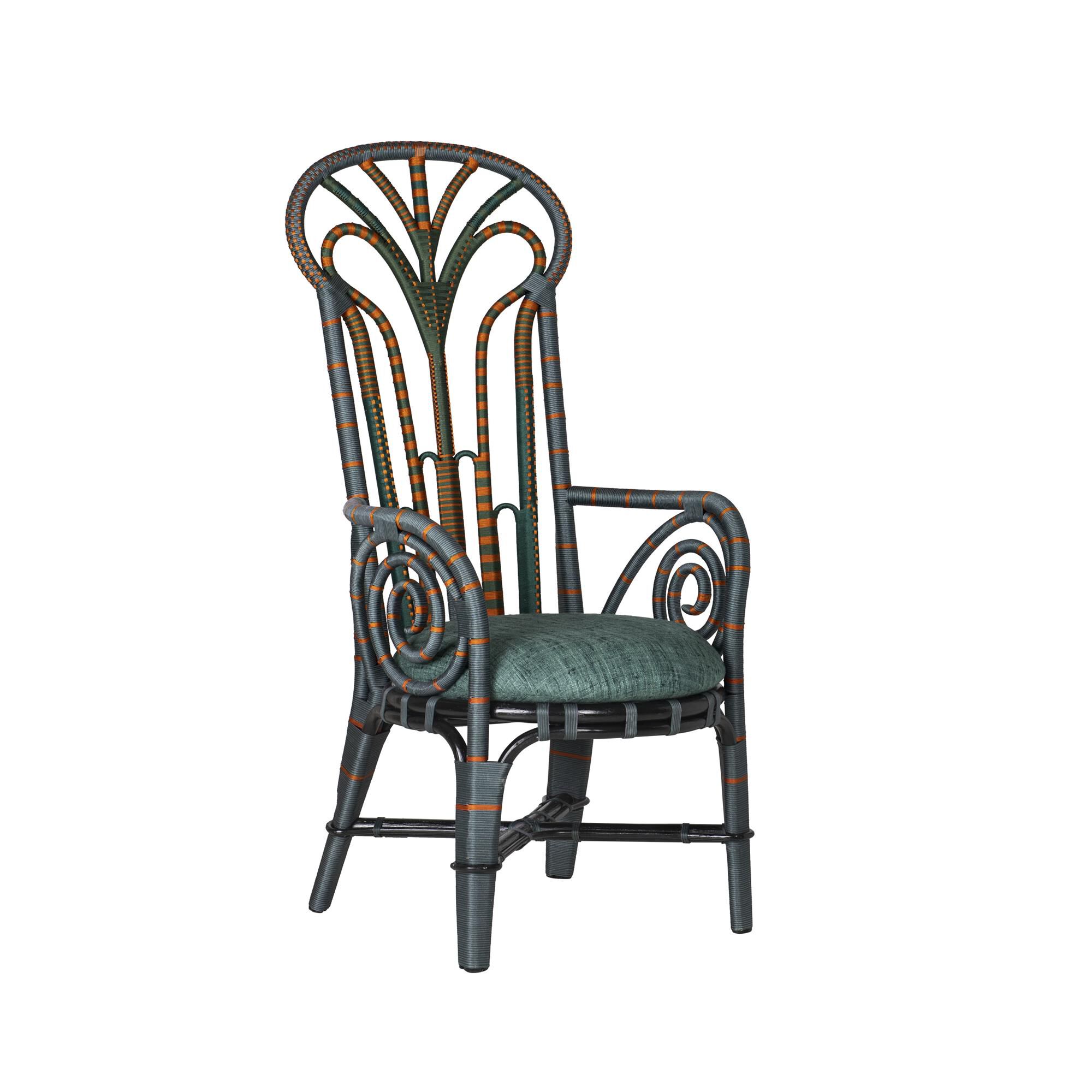 Benin Throne Accent Chair,