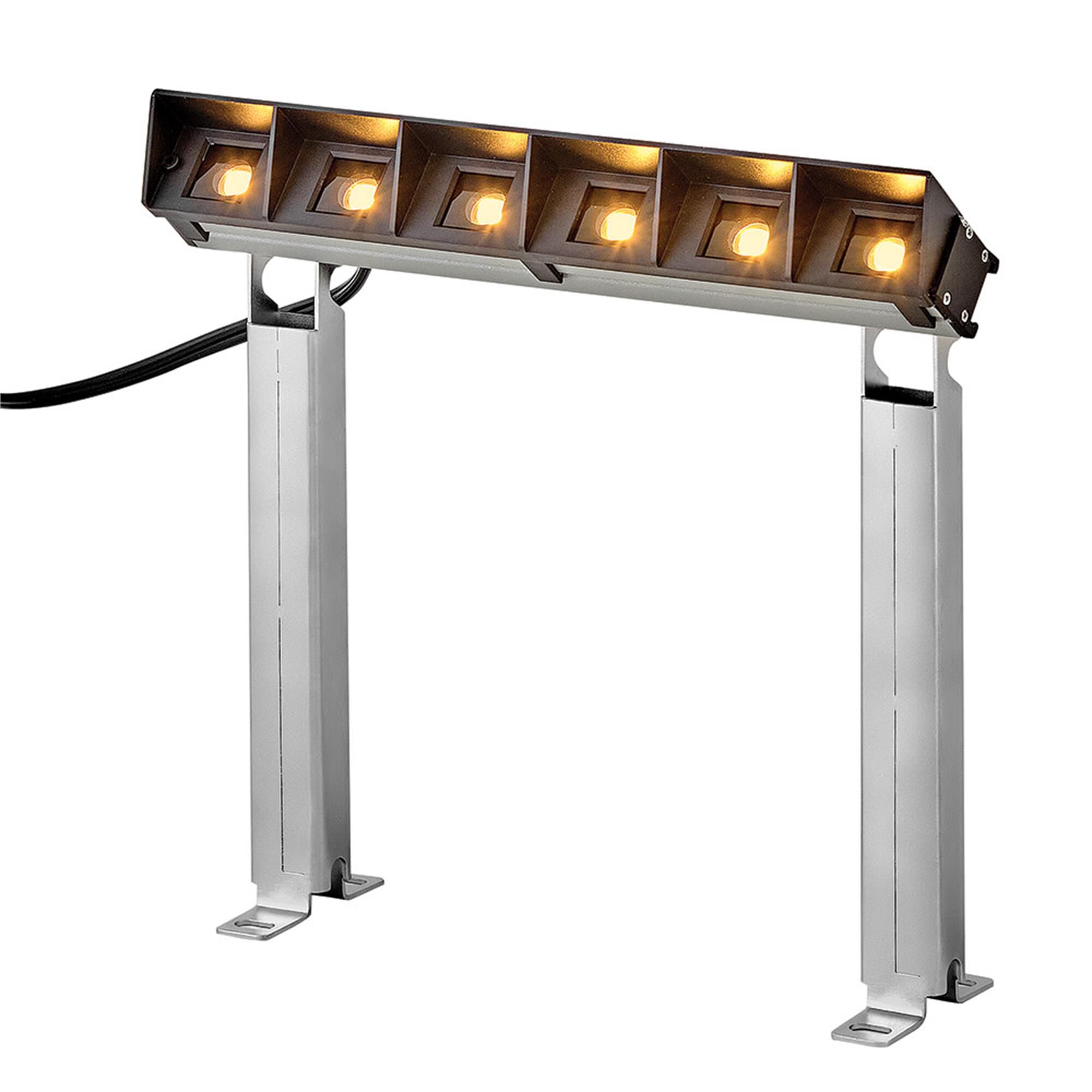 Shown in Antique Brushed Aluminum finish and Clear glass