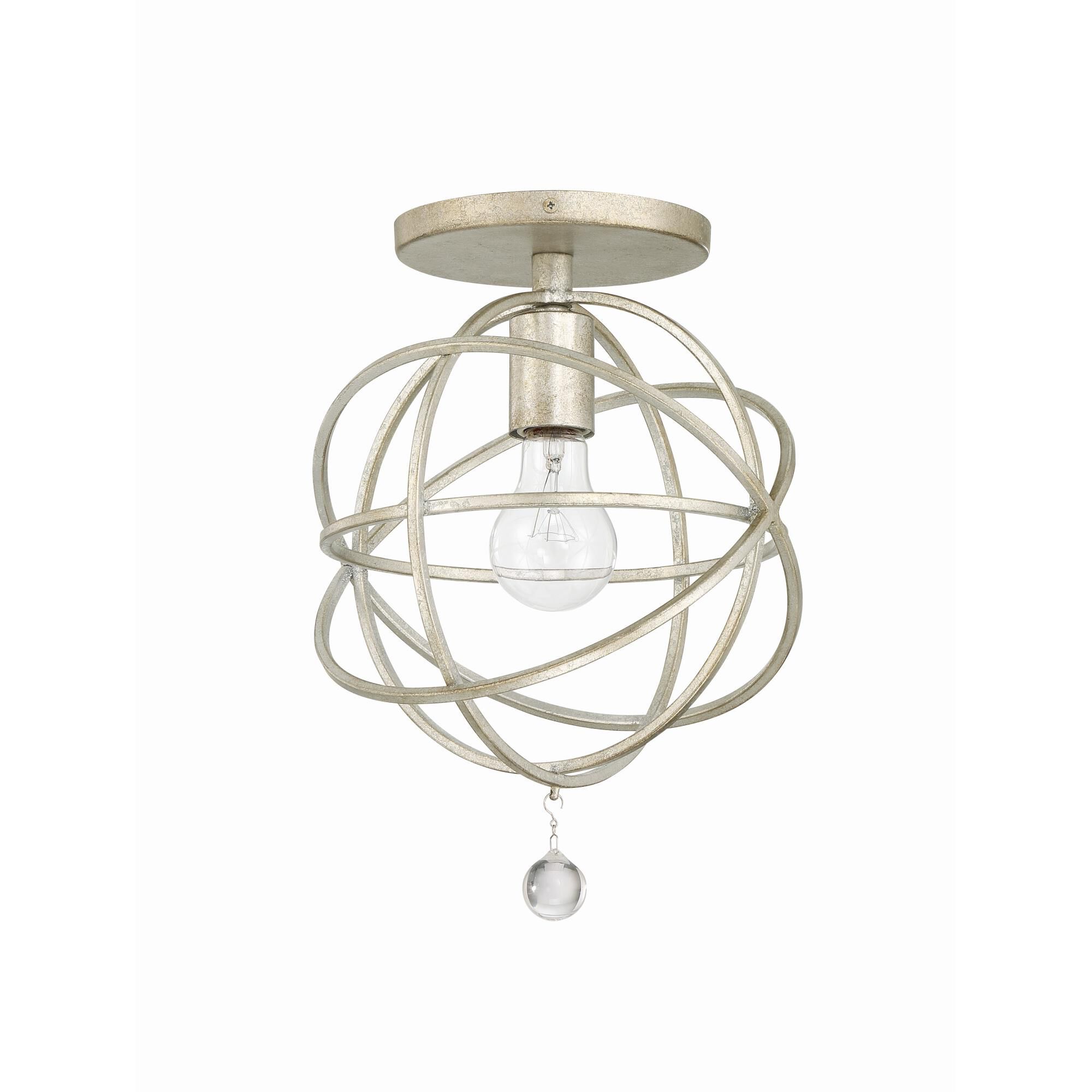 Solaris 9 Inch Semi Flush Mount by Crystorama