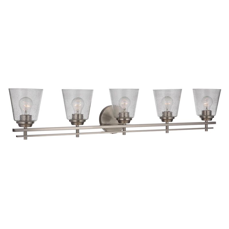 Drake 42 Inch 5 Light Bath Vanity Light by Craftmade