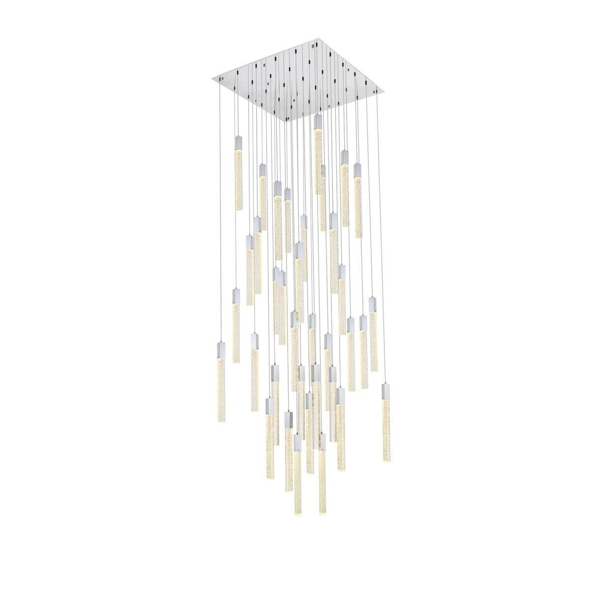 Weston 42 Inch 36 Light LED Multi Light Pendant by Elegant Lighting