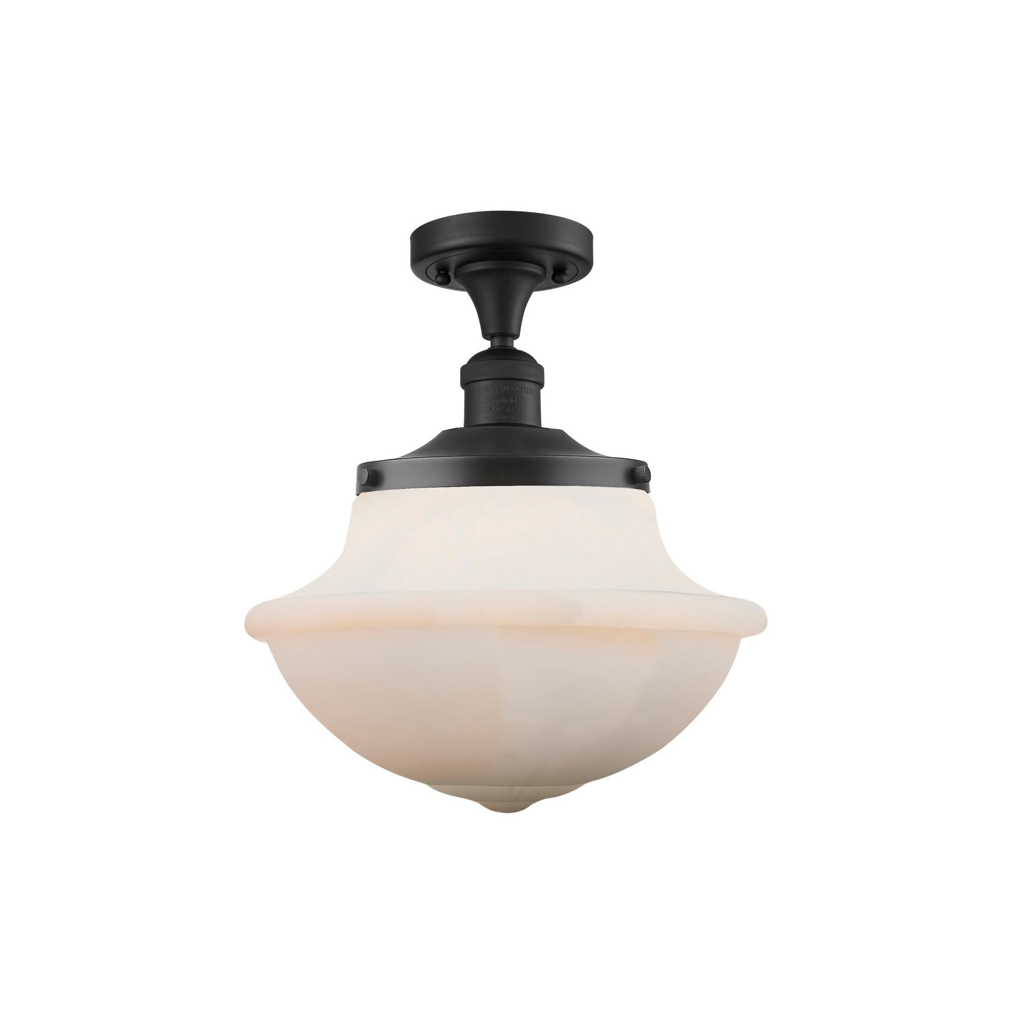 Bruno Marashlian Oxford 12 Inch 1 Light Semi Flush Mount by Innovations Lighting