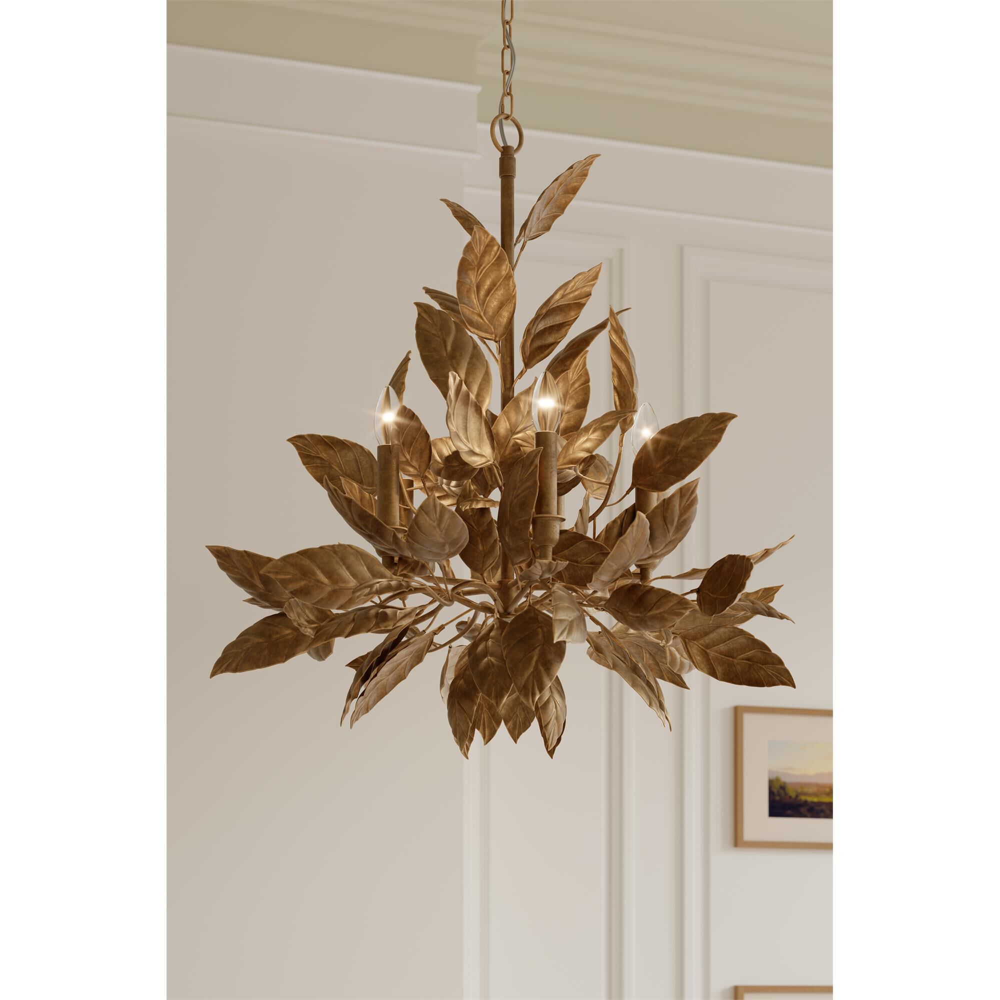 Shown in Weathered Gold finish