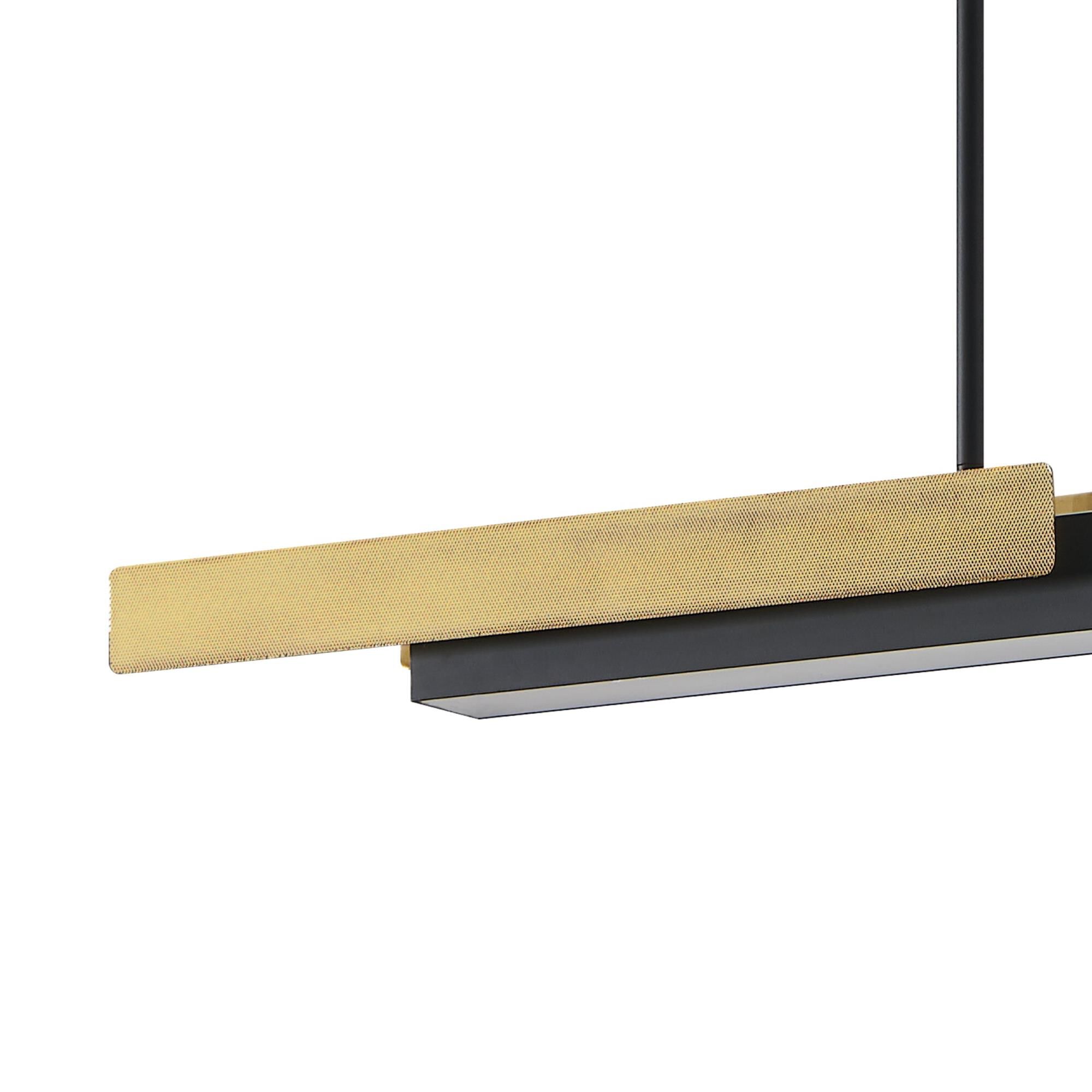 Shown in Matte Black finish and White shade