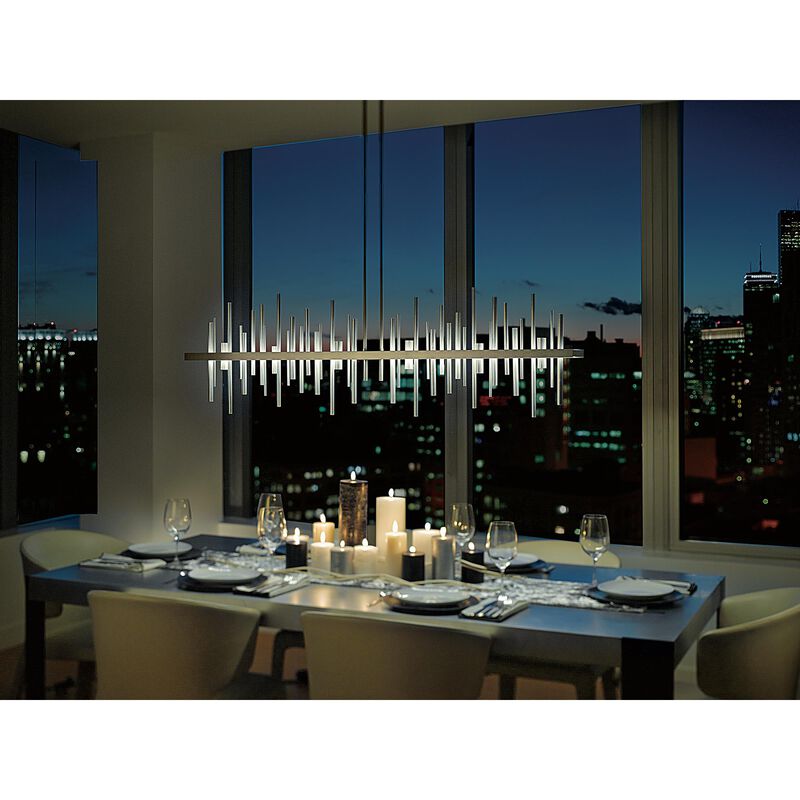 Cityscape Medium Linear Chandelier by Hubbardton Forge