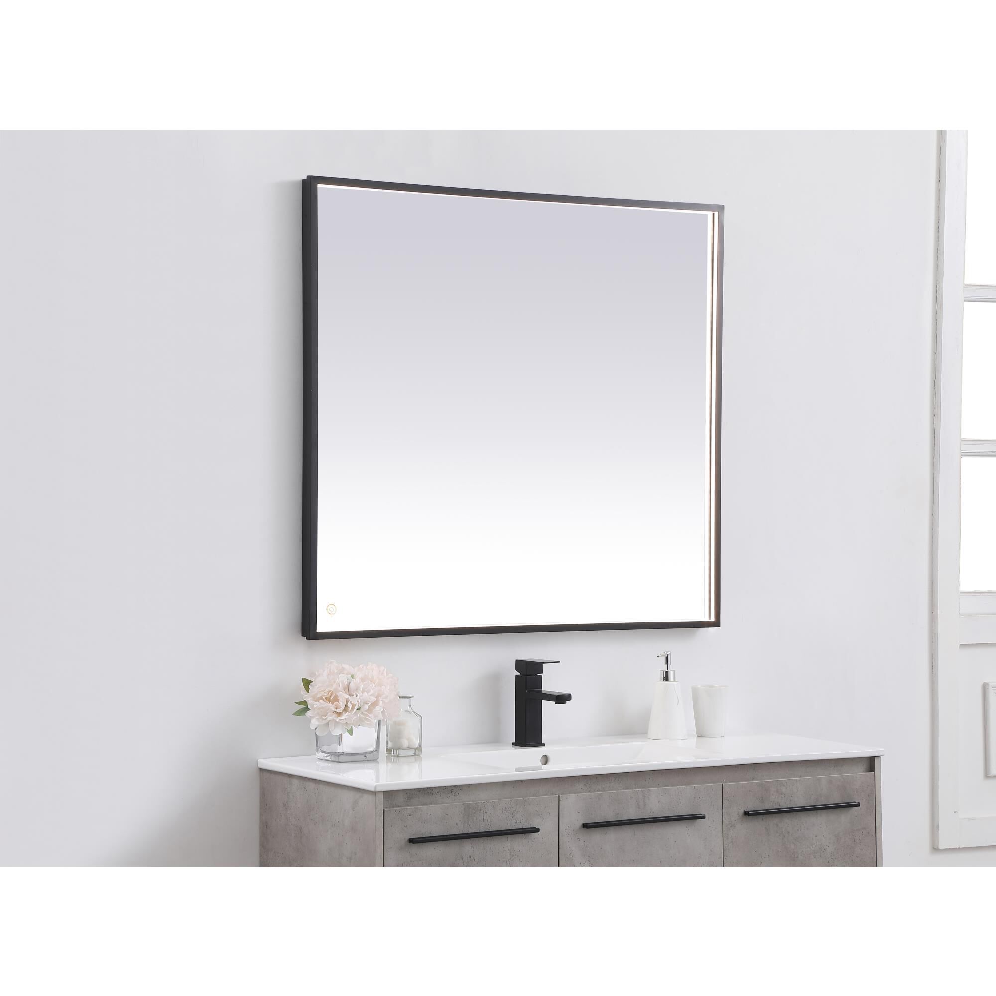 Pier LED Lighted Mirror by Elegant Decor