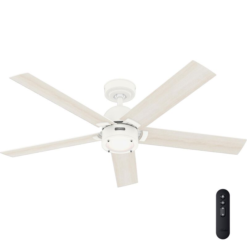 Erling 52 Inch Ceiling Fan with Light Kit by Hunter Fan