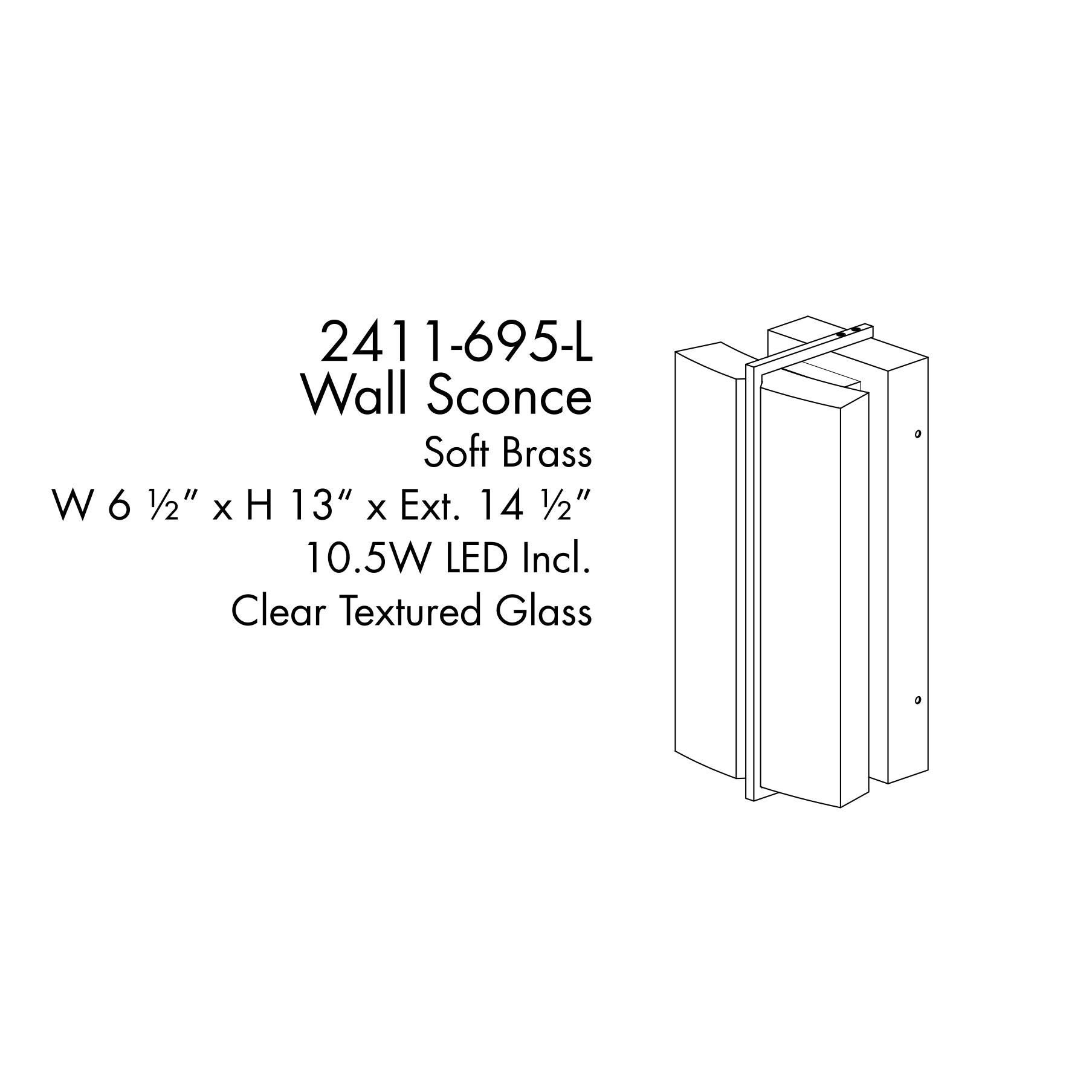 Sevryn 13 Inch Wall Sconce by Minka Lavery