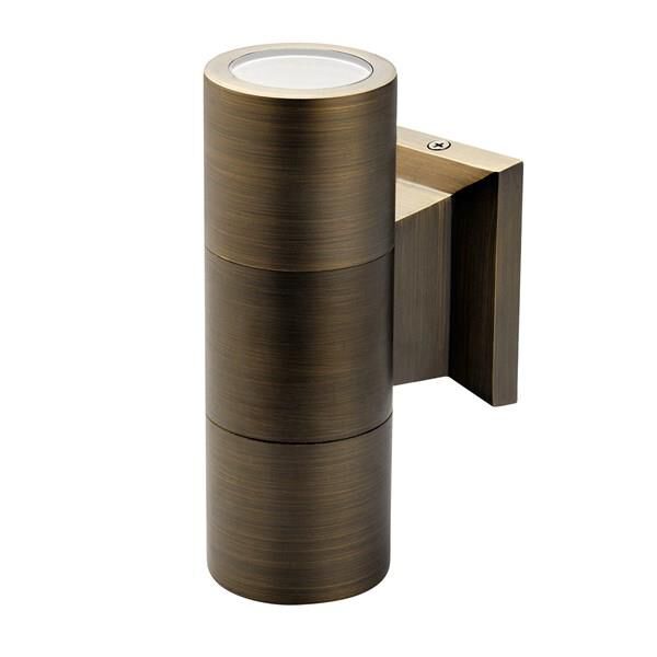 4 Inch Tall 2 Light LED Outdoor Wall Light by Kichler Lighting