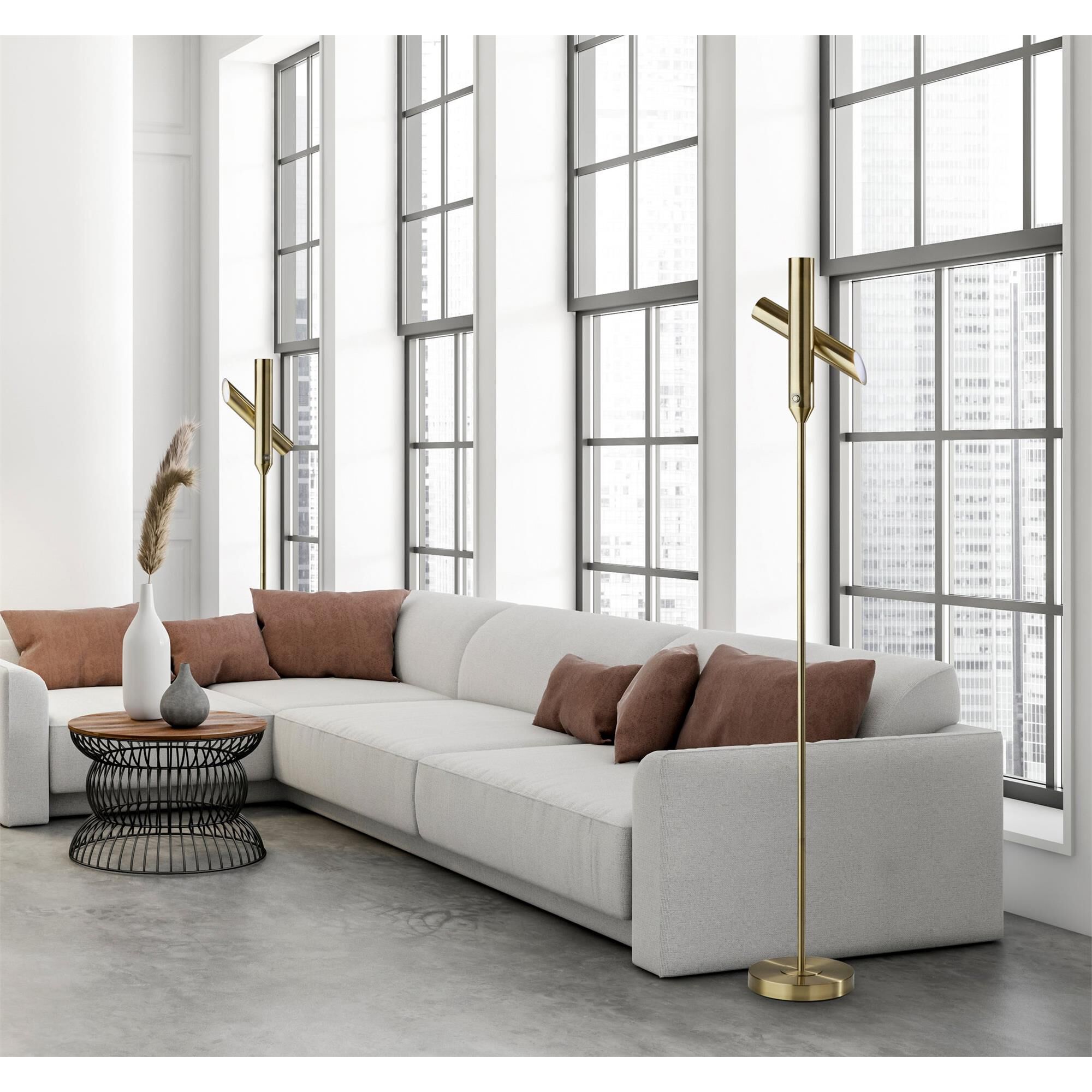 Vega 68 Inch Torchiere Lamp,