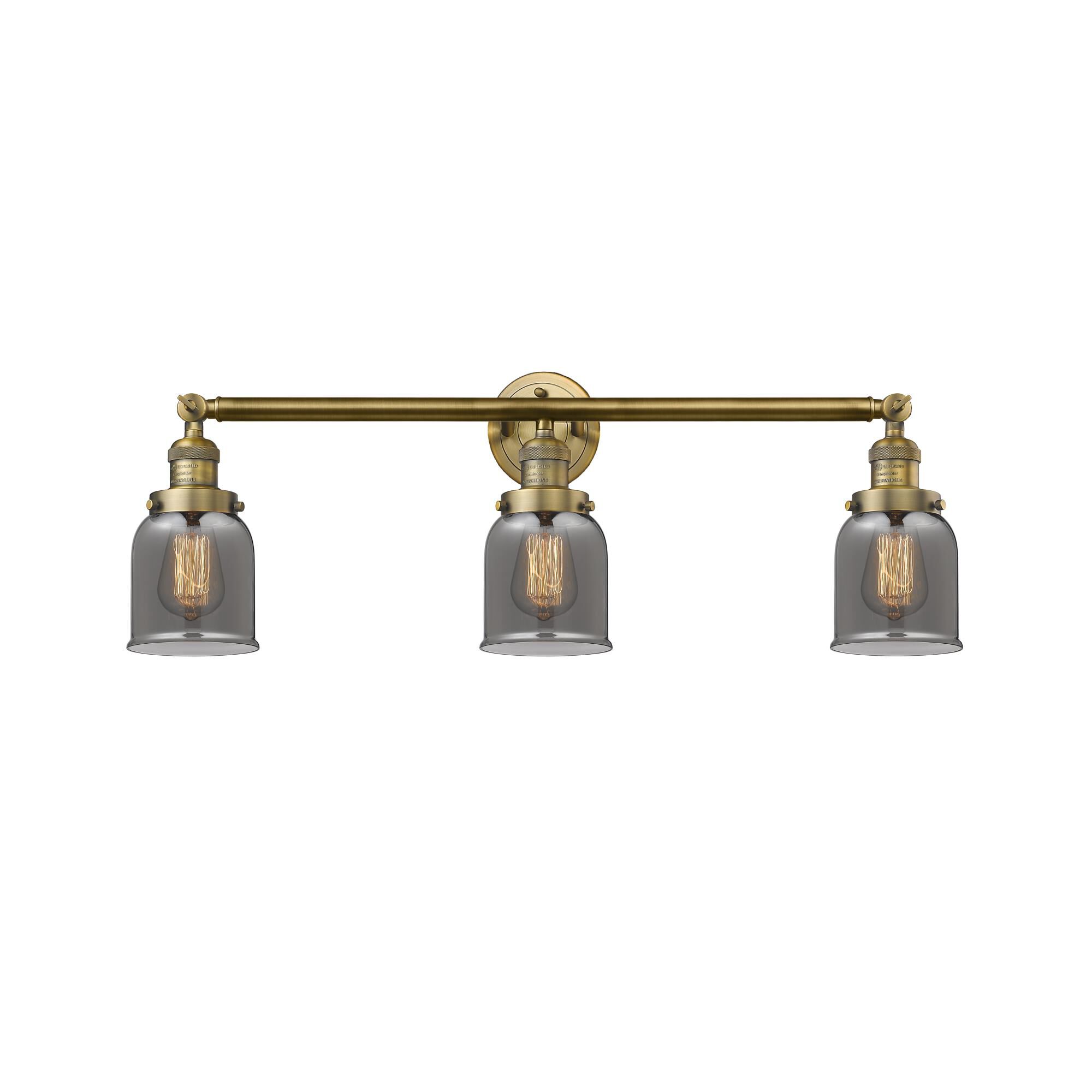 Bruno Marashlian Small Bell 30 Inch 3 Light Bath Vanity Light by Innovations Lighting