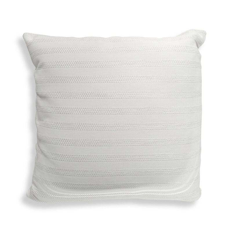 Basket Stripe 20 Inch Decorative Pillow by Uttermost