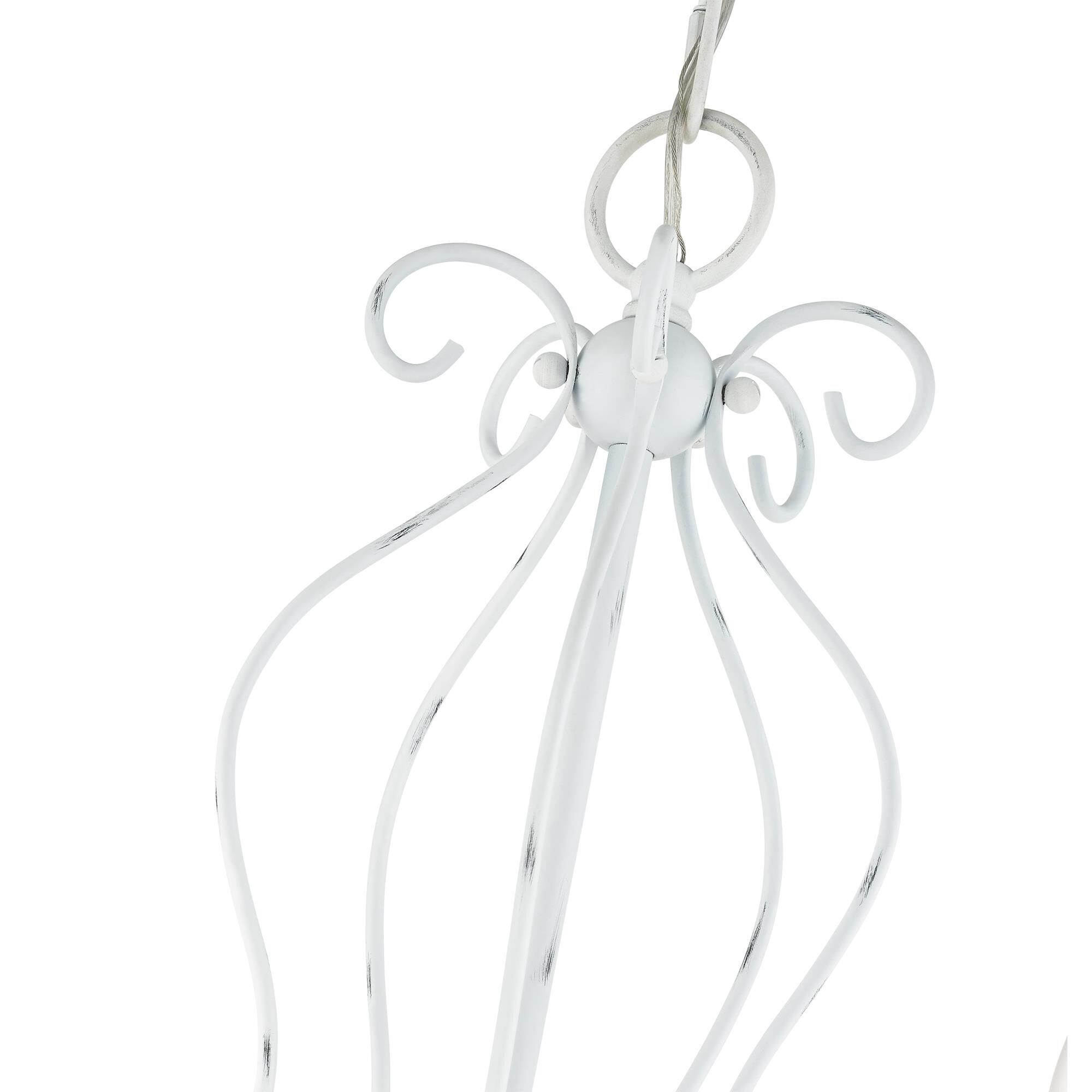 Shown in Antique White with Antique Brass Accents finish