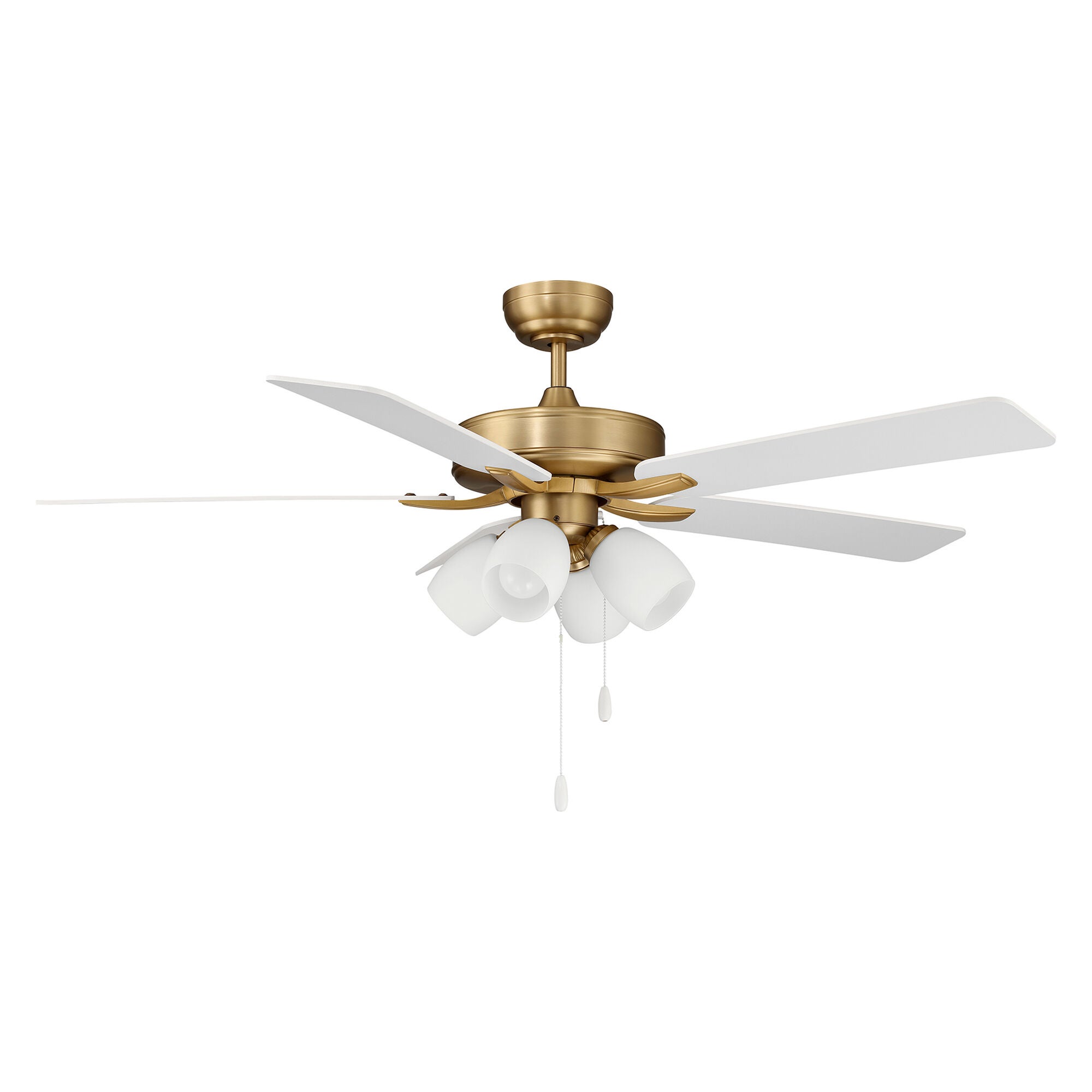 52 Inch Ceiling Fan with Light Kit,