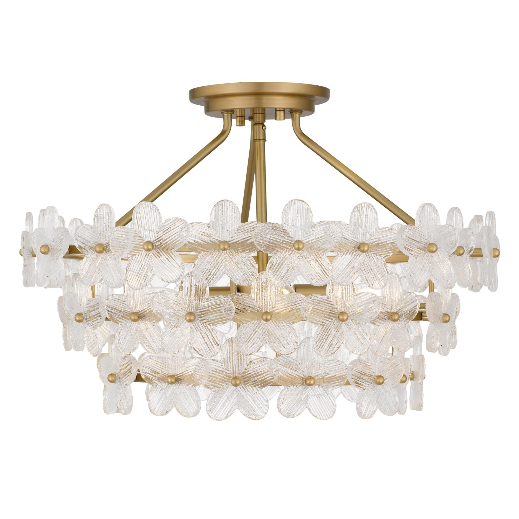 Wright 21 Inch Semi Flush Mount by Quoizel