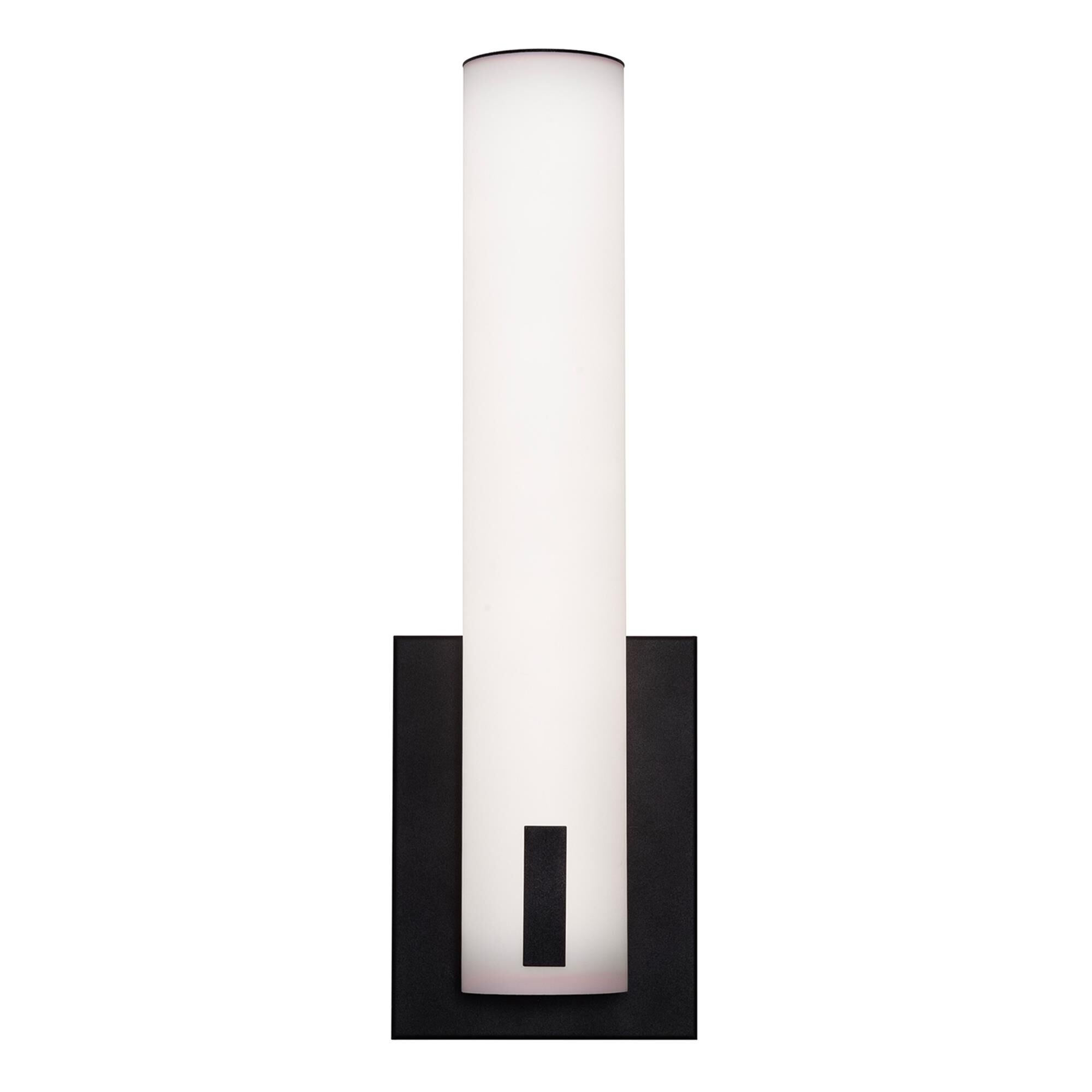 Shown in Black finish and White Acrylic glass