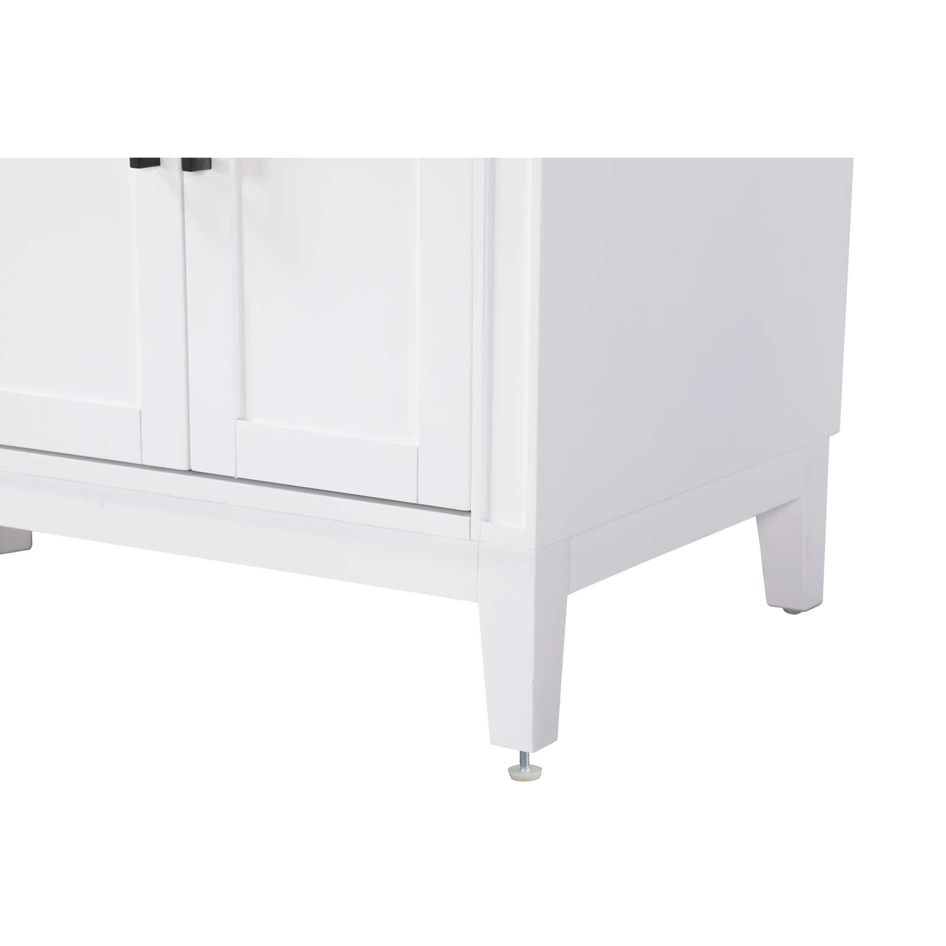 Shown in White finish