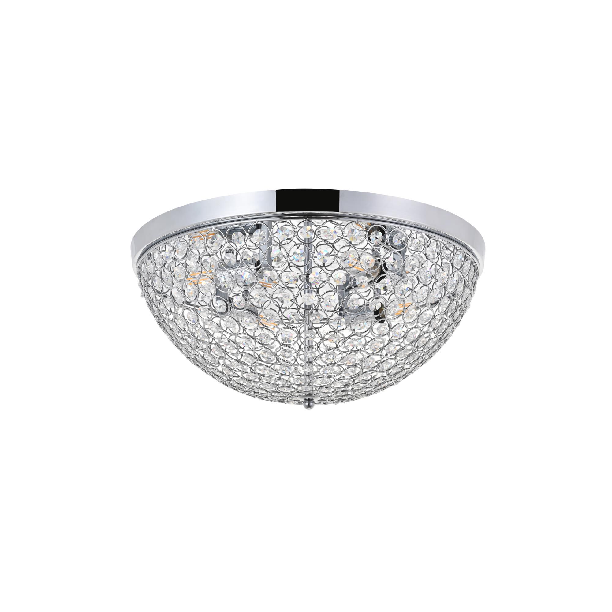 Shown in Chrome finish and Clear Royal Cut crystal