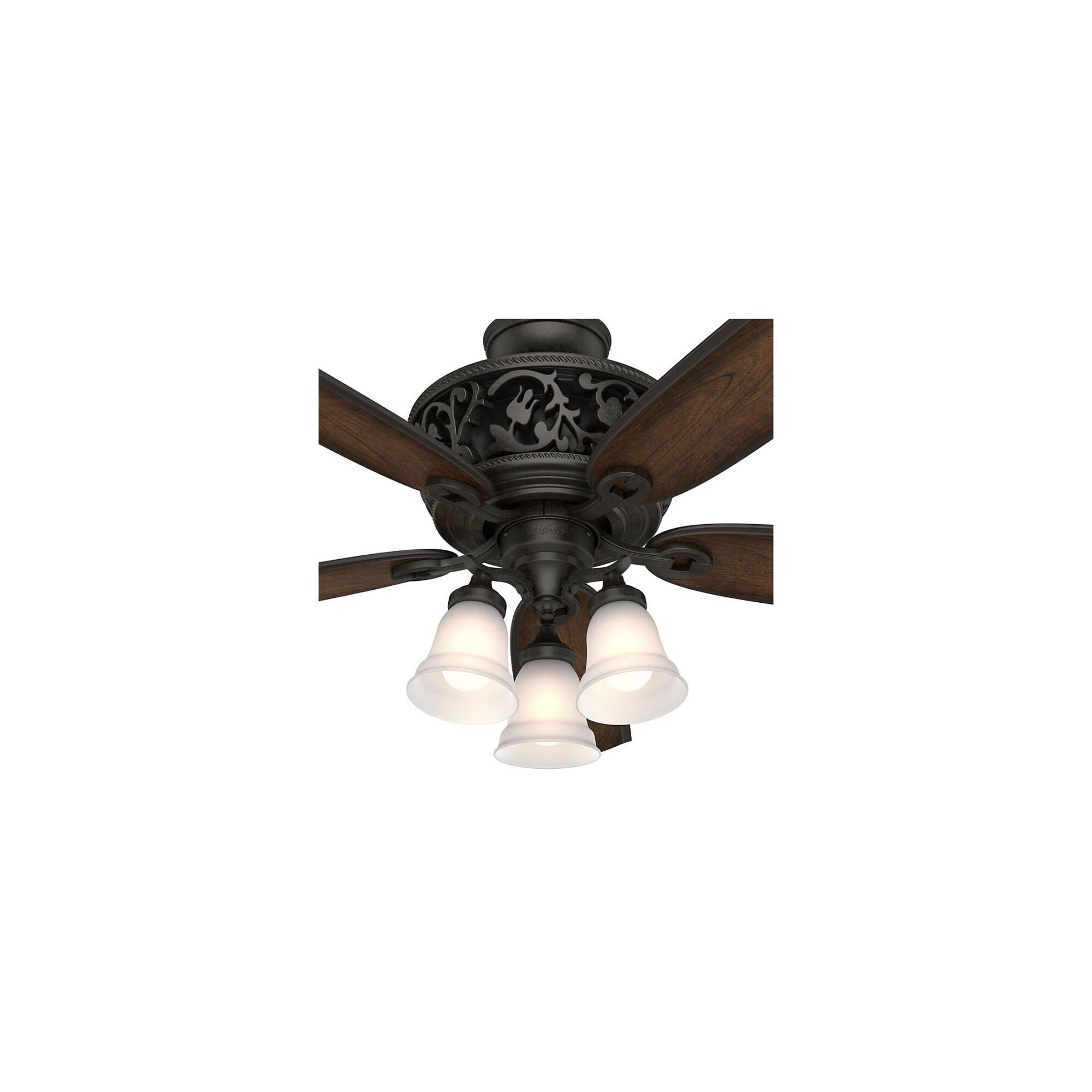 Promenade 54 Inch Ceiling Fan with Light Kit by Hunter Fan