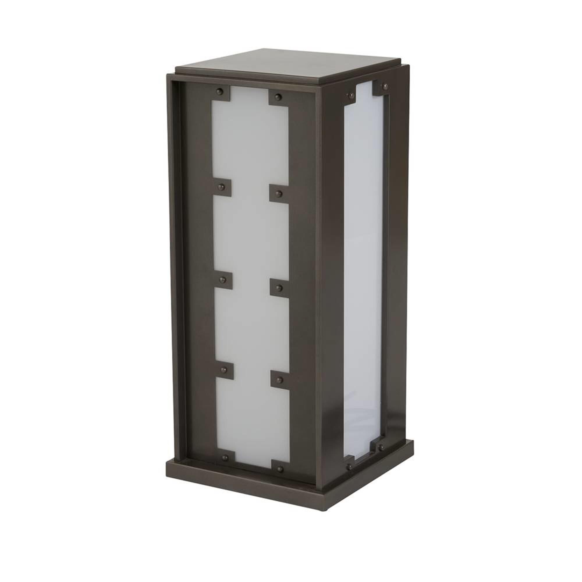 Shown in Marine Grade Aged Iron finish