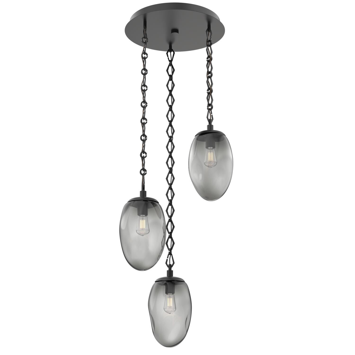 Levi Wilson Meteo Bulb 20 Inch Multi Light Pendant by Hammerton Studio