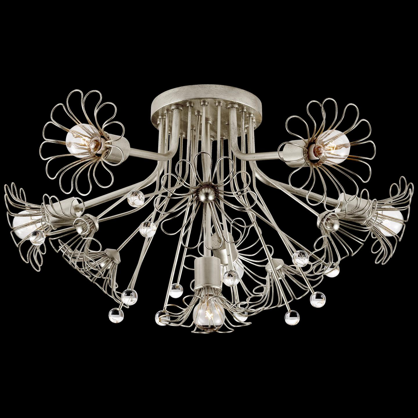 kate spade new york Keaton 22 Inch 6 Light Flush Mount by Visual Comfort Signature Collection