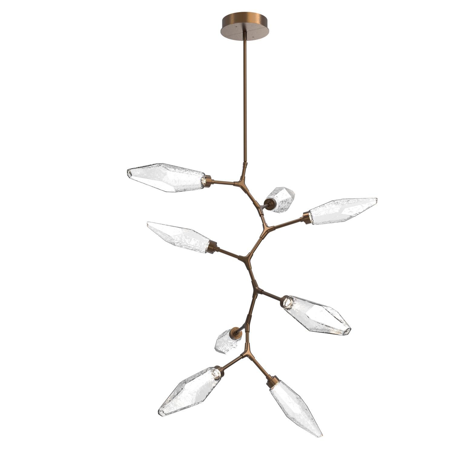 Rock Crystal Multi Light Pendant by Hammerton Studio