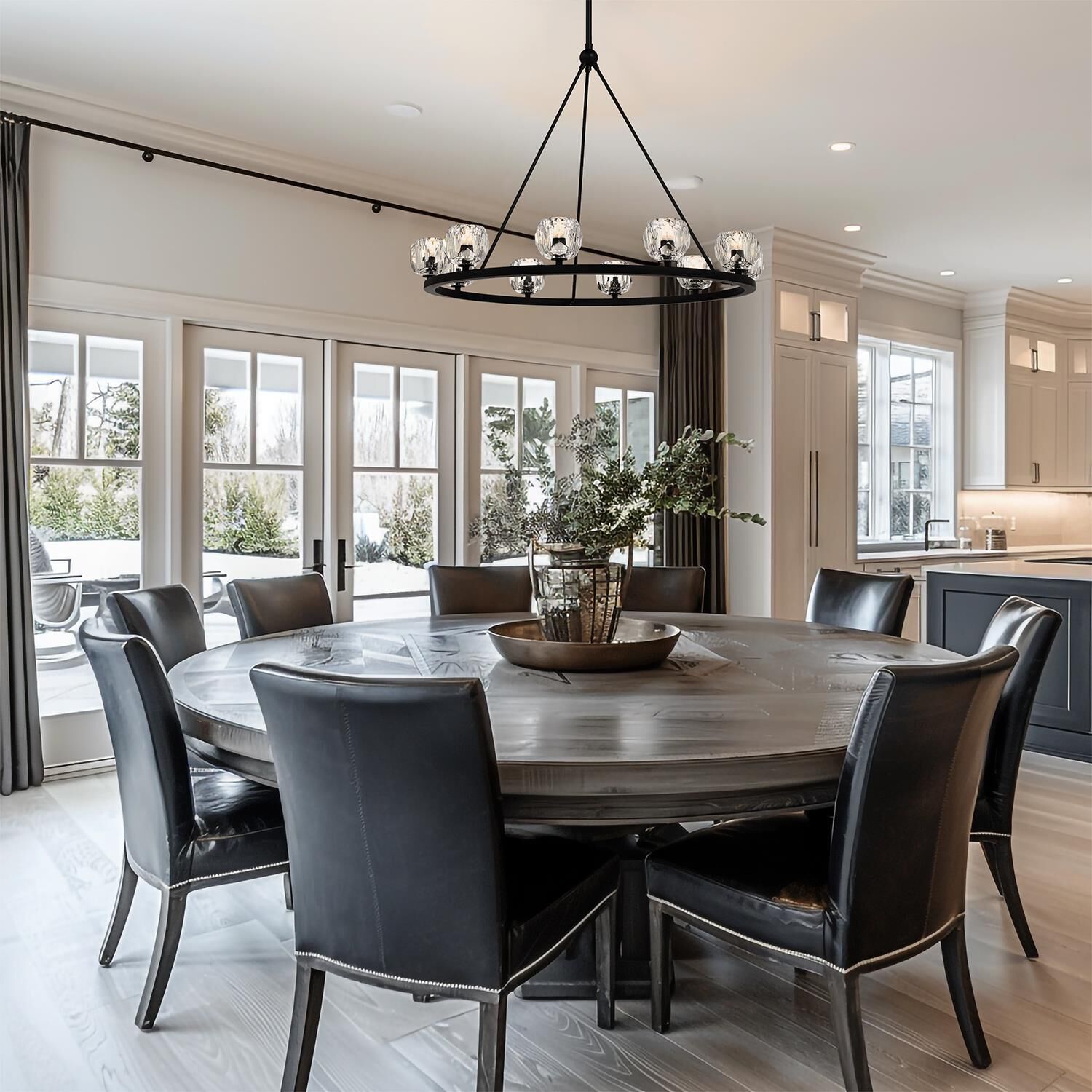 Aragon 35 Inch Chandelier by Crystorama