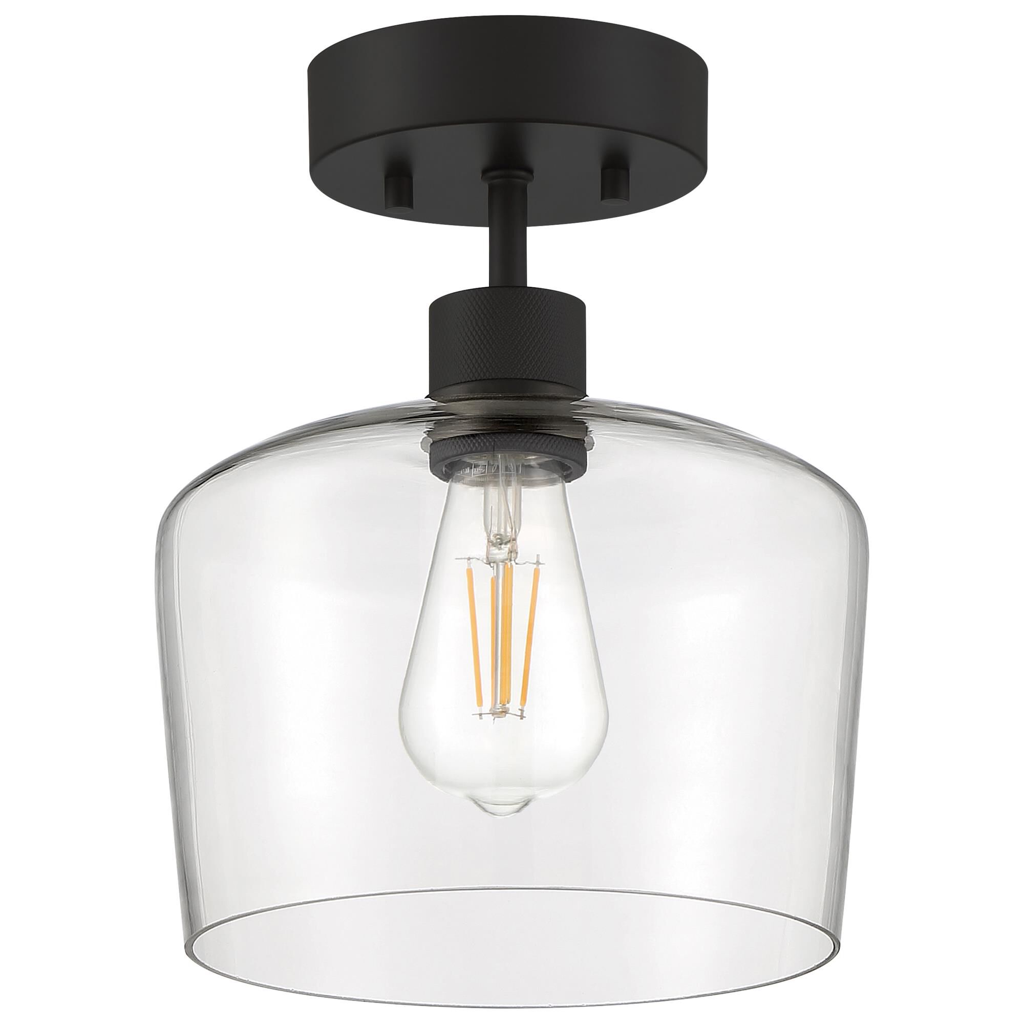 Port Nine 9 Inch 1 Light LED Semi Flush Mount by Access Lighting