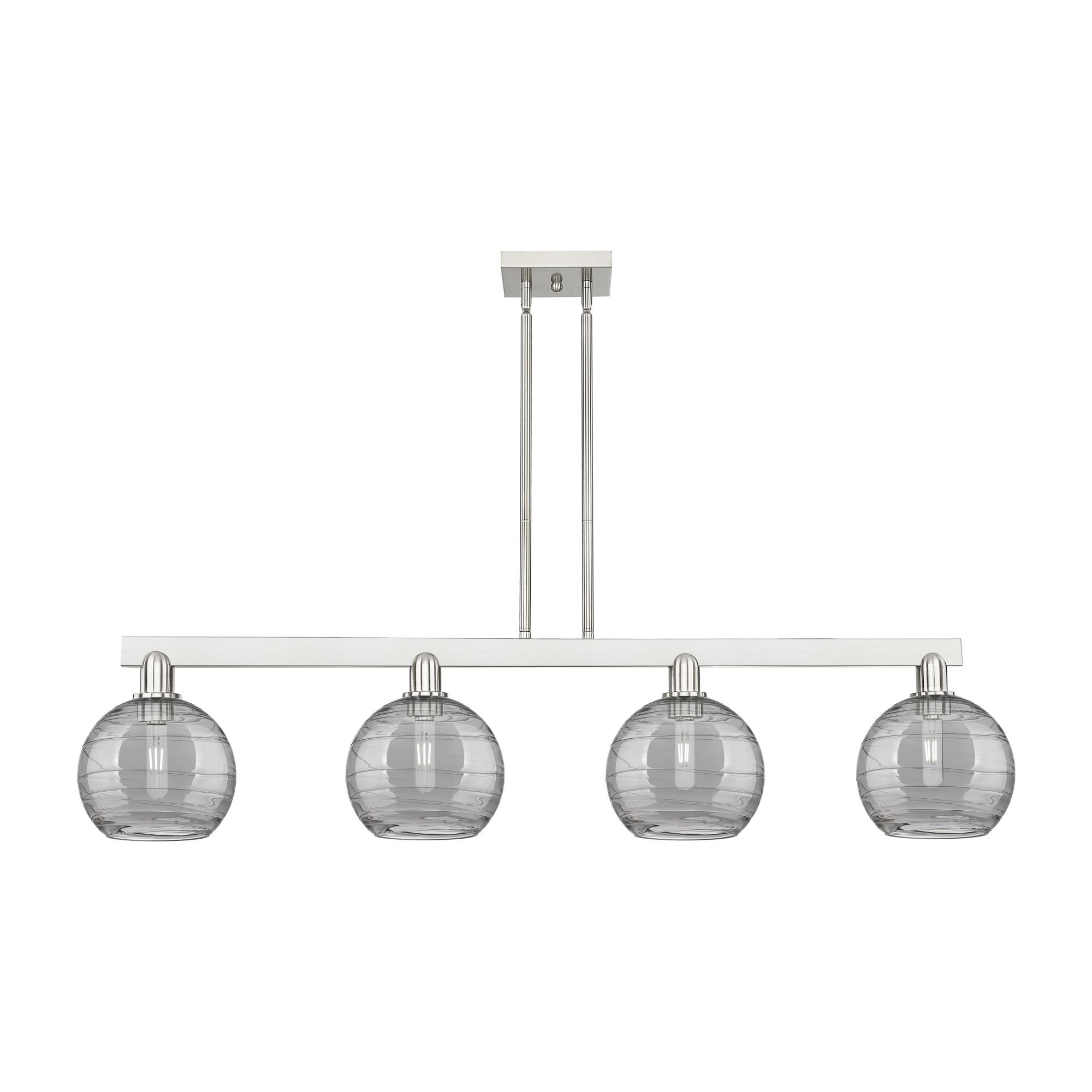 Bruno Marashlian Athens Deco Swirl 51 Inch Linear Suspension Light by Innovations Lighting