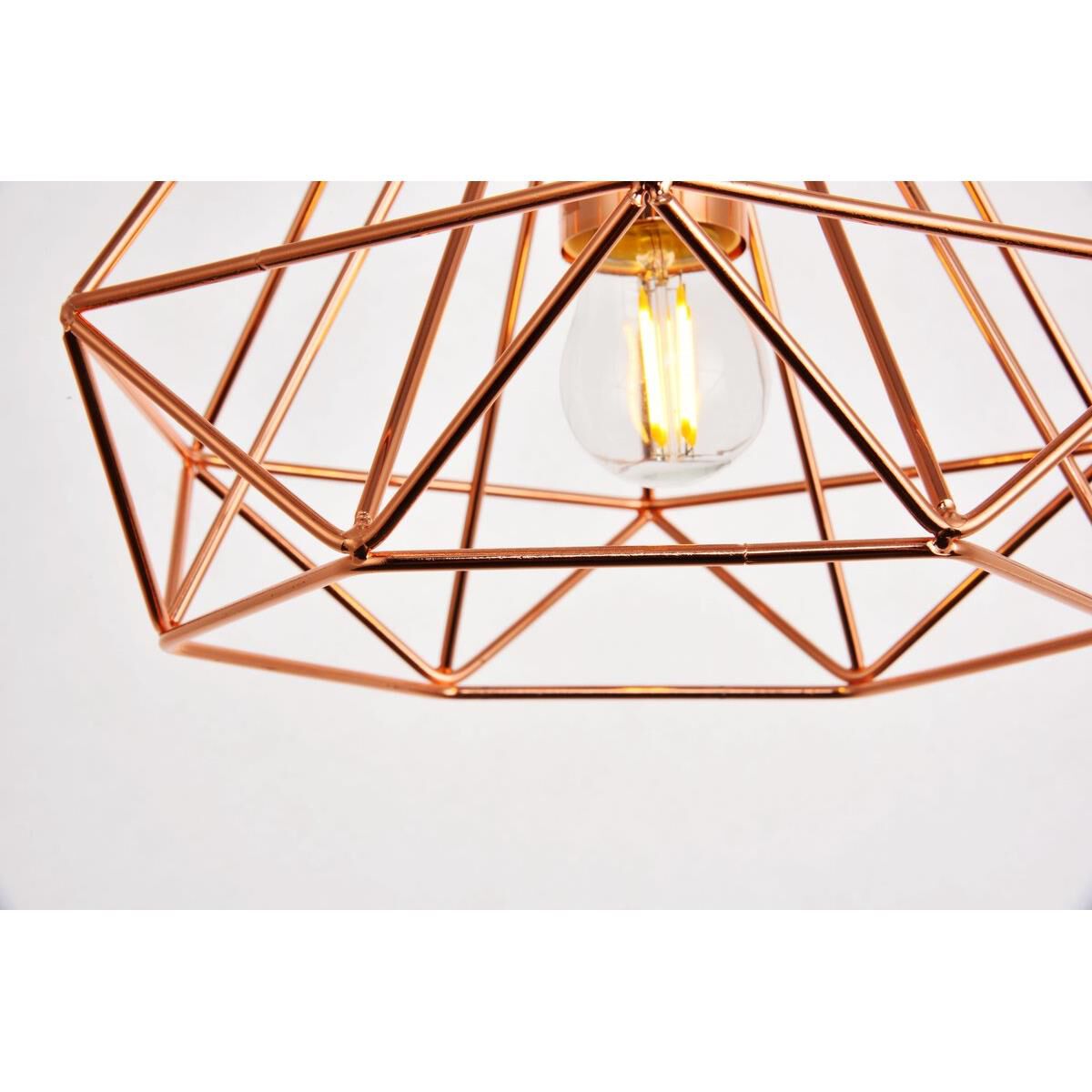 Shown in Copper finish and Copper Iron shade