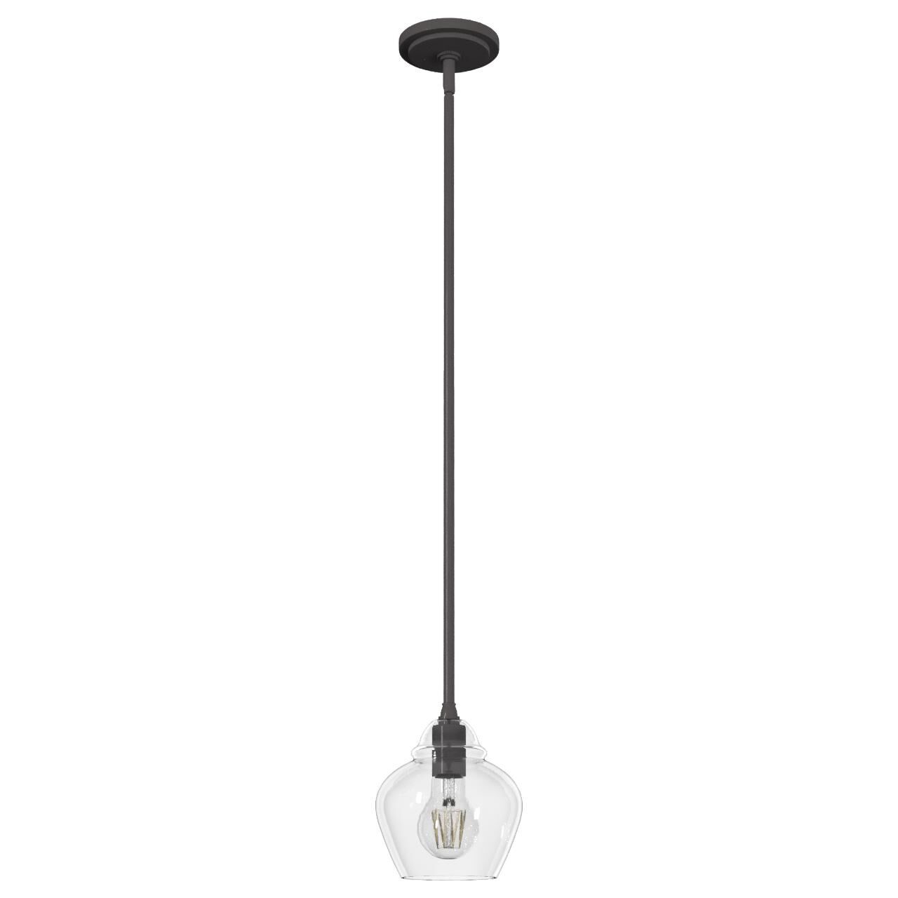 Shown in Noble Bronze finish and Clear glass